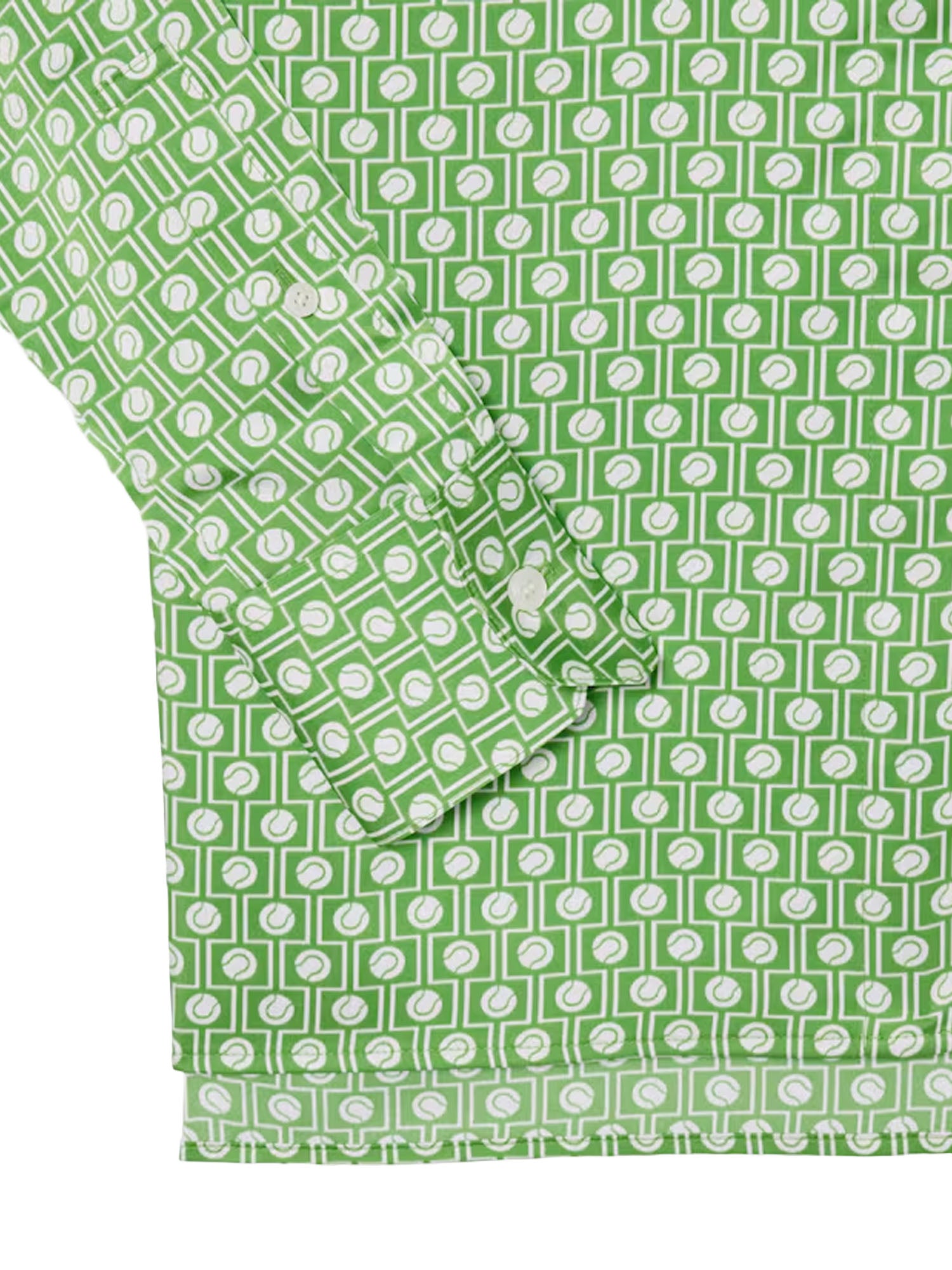 Lacoste Camicia regular fit con collo annodato staccabile Verde