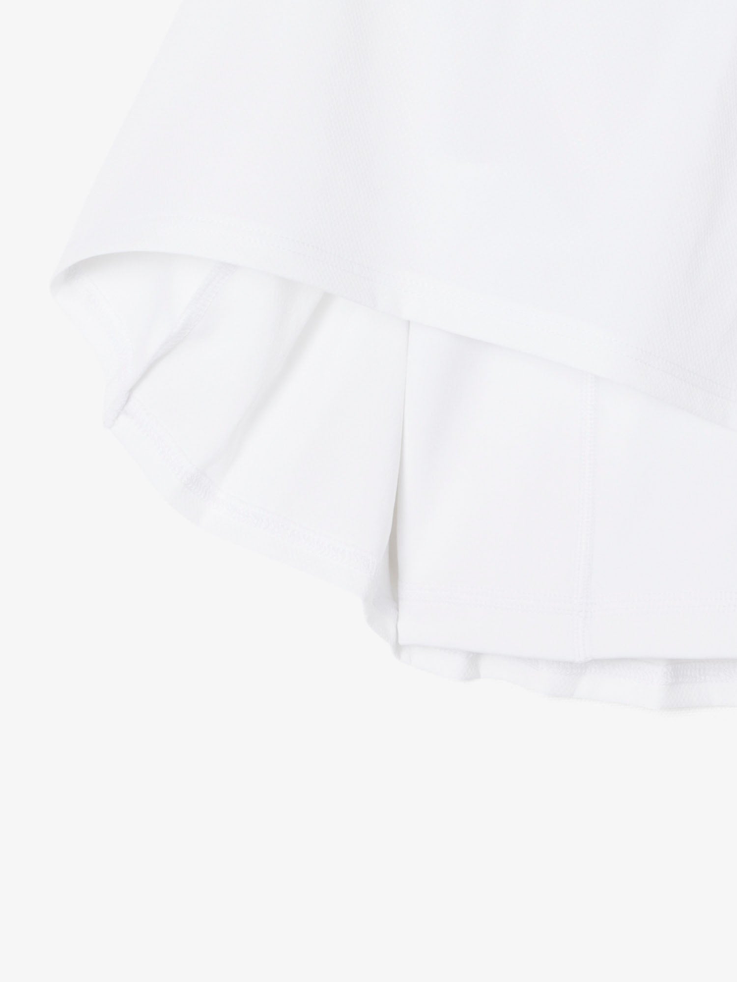 Lacoste Gonna da tennis con fodera Ultra Dry Bianco