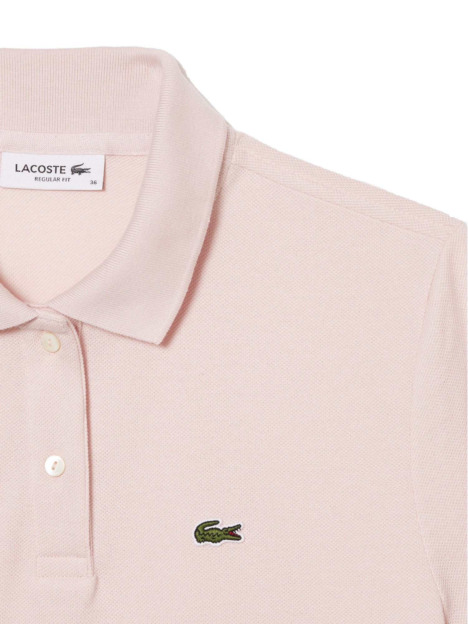 Lacoste Polo regular fit in morbido petit piqué Rosa