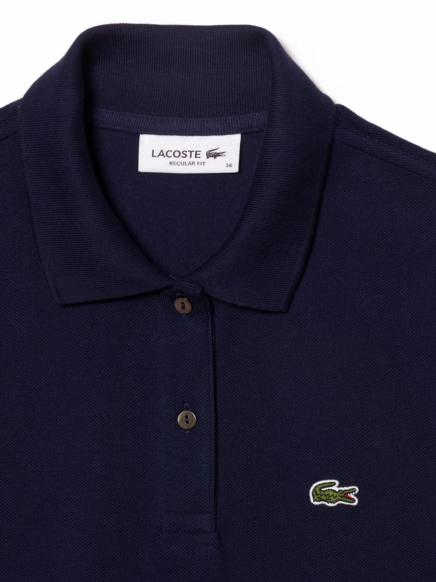 Lacoste Polo regular fit in morbido petit piqué Blu