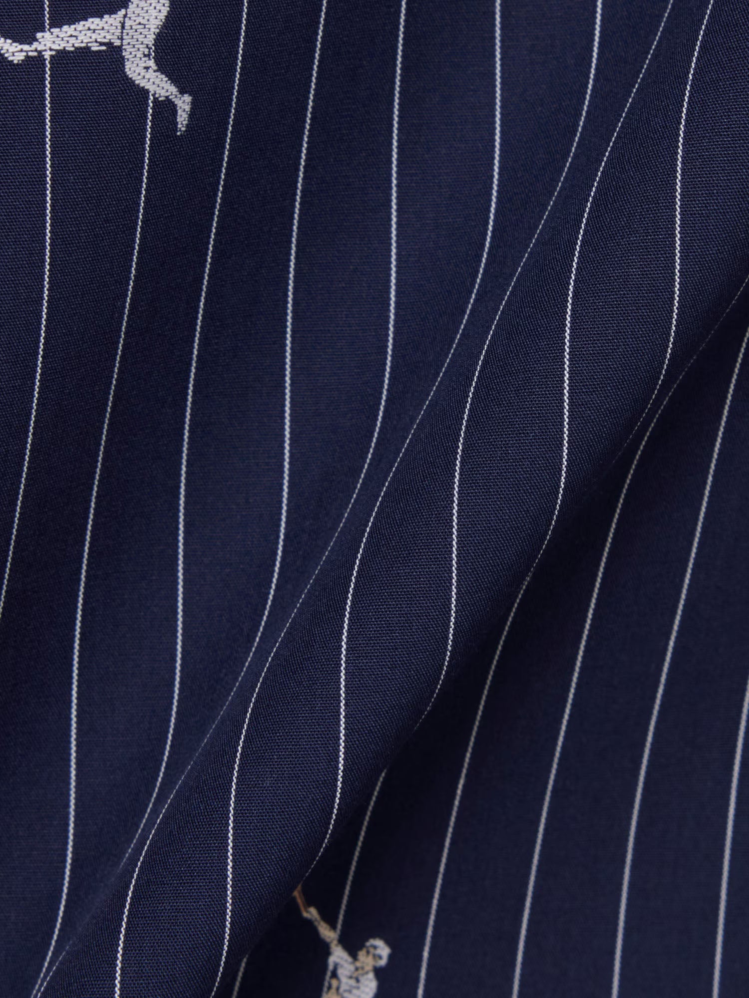 Lacoste Camicia oversize con motivi jacquard Blu