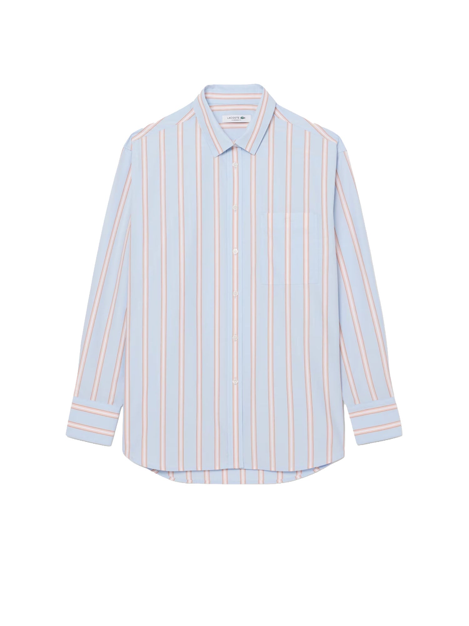 Lacoste Camicia oversize in popeline di cotone Multicolore