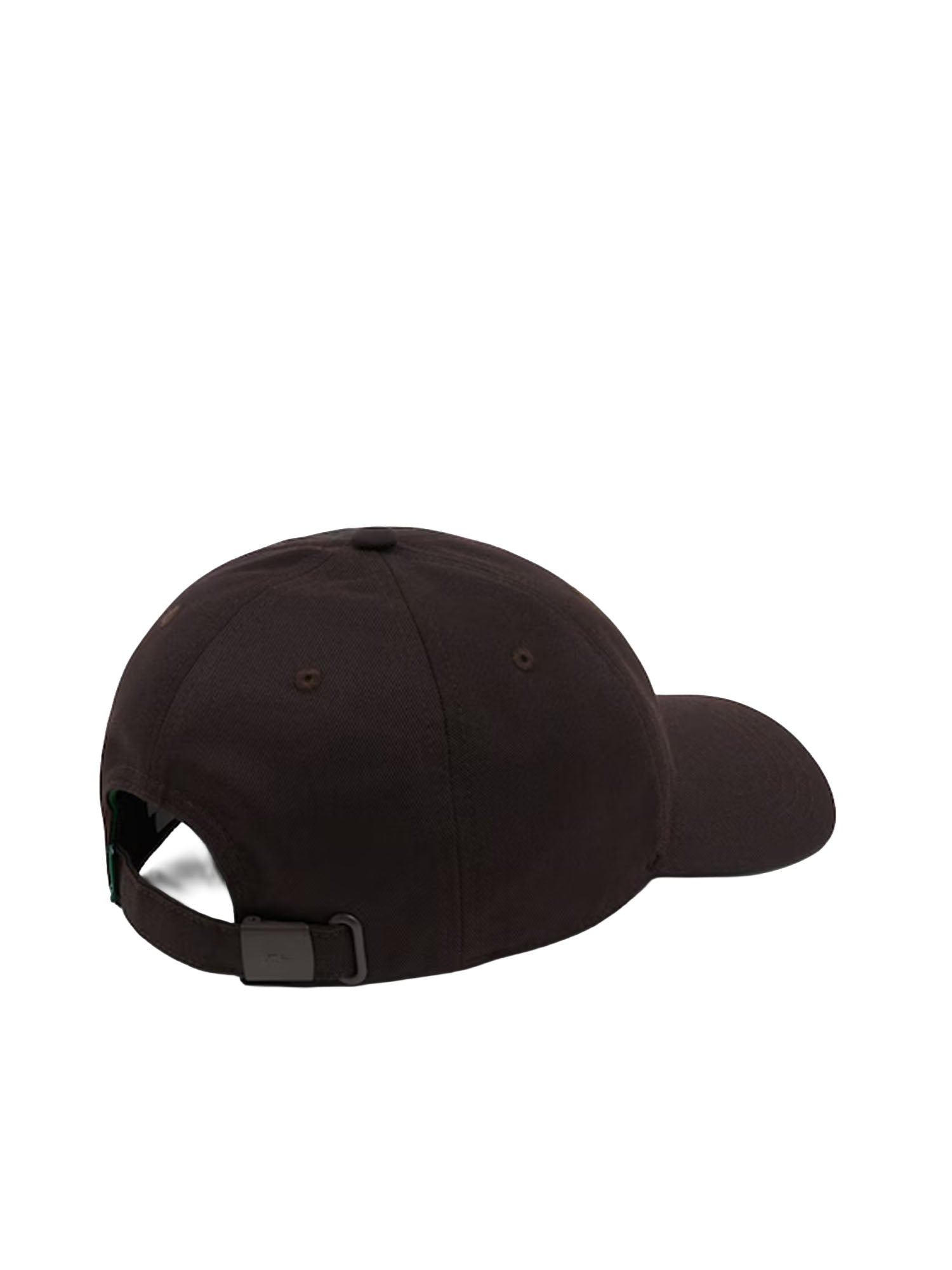 Lacoste Cappellino in twill di cotone con stemma Marrone