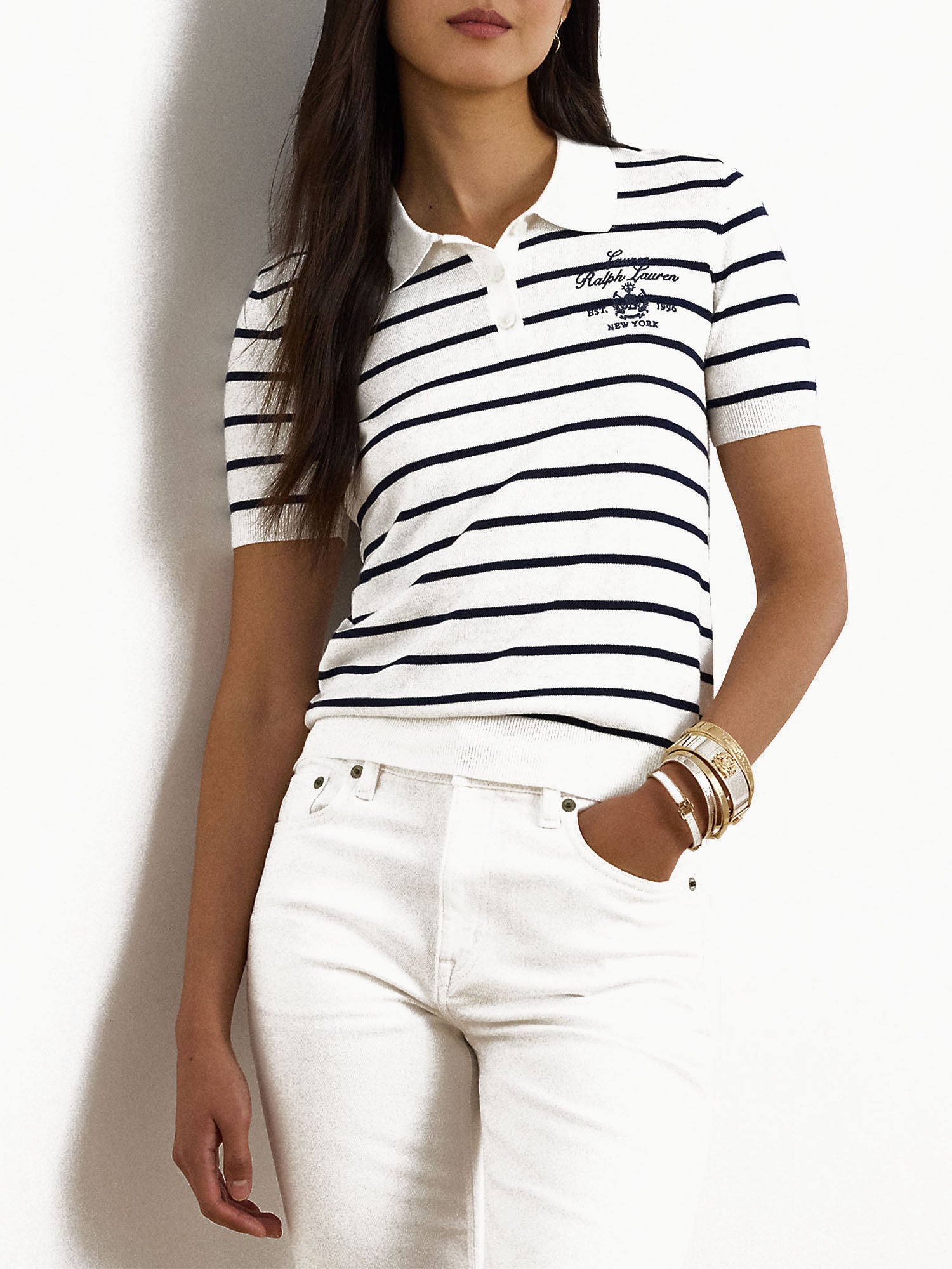 Lauren Ralph Lauren Polo in maglia Bianco