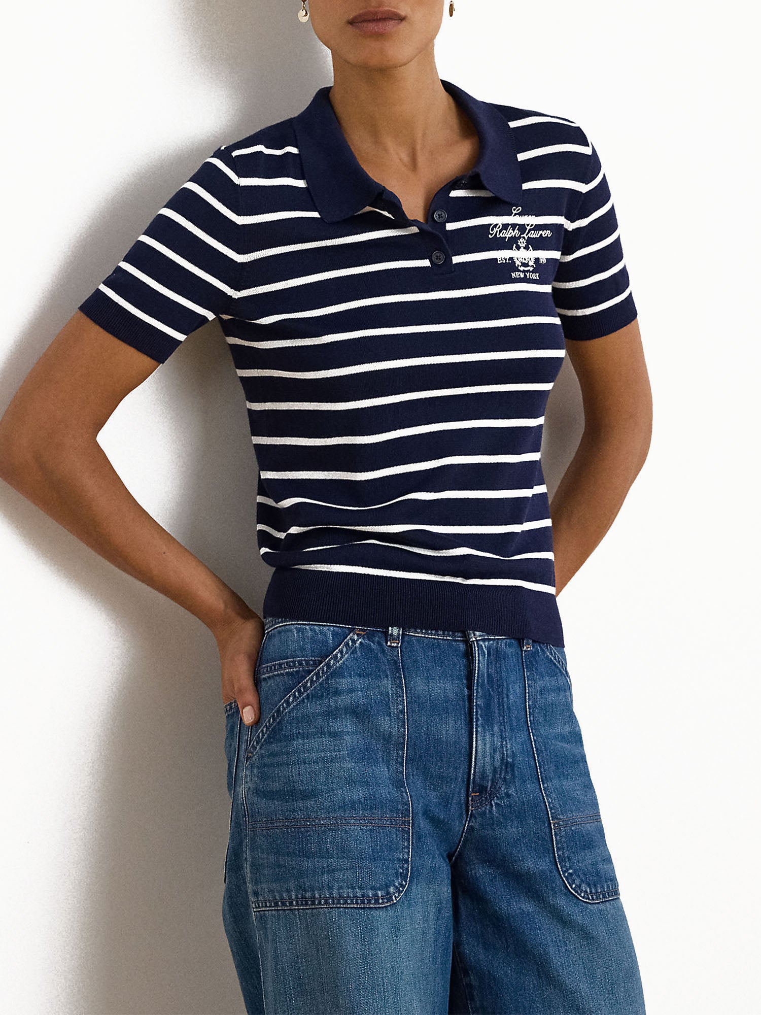 Lauren Ralph Lauren Polo in maglia Blu