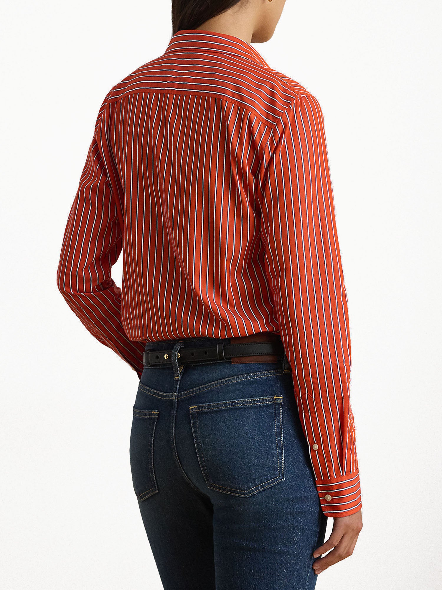 Lauren Ralph Lauren Camicia classica a righe Arancione