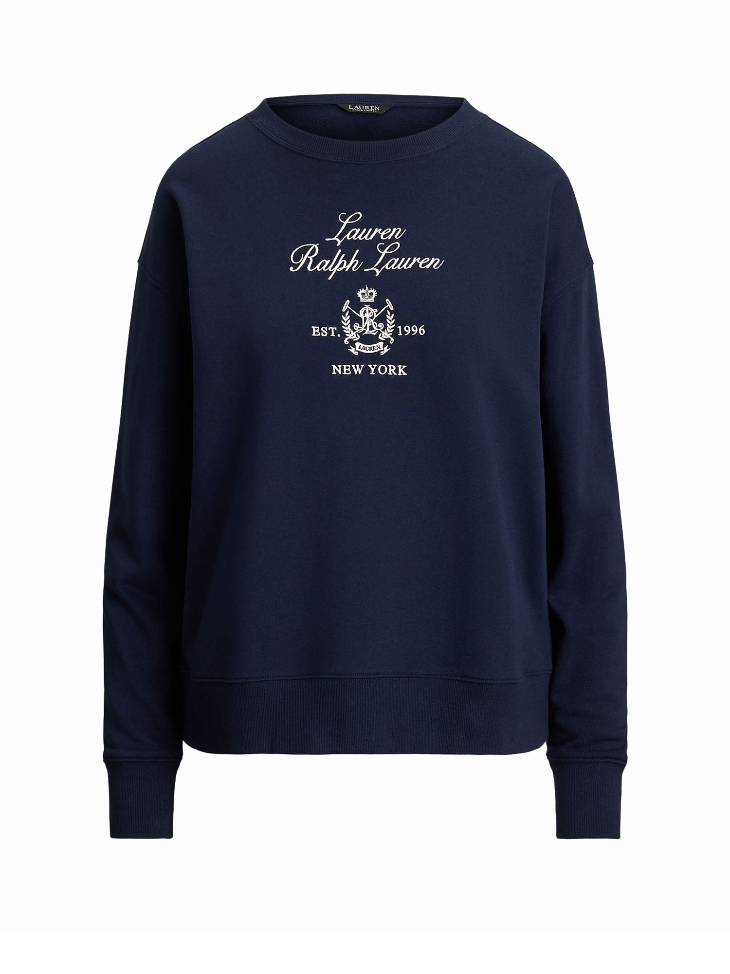 Lauren Ralph Lauren Felpa girocollo in fleece Blu