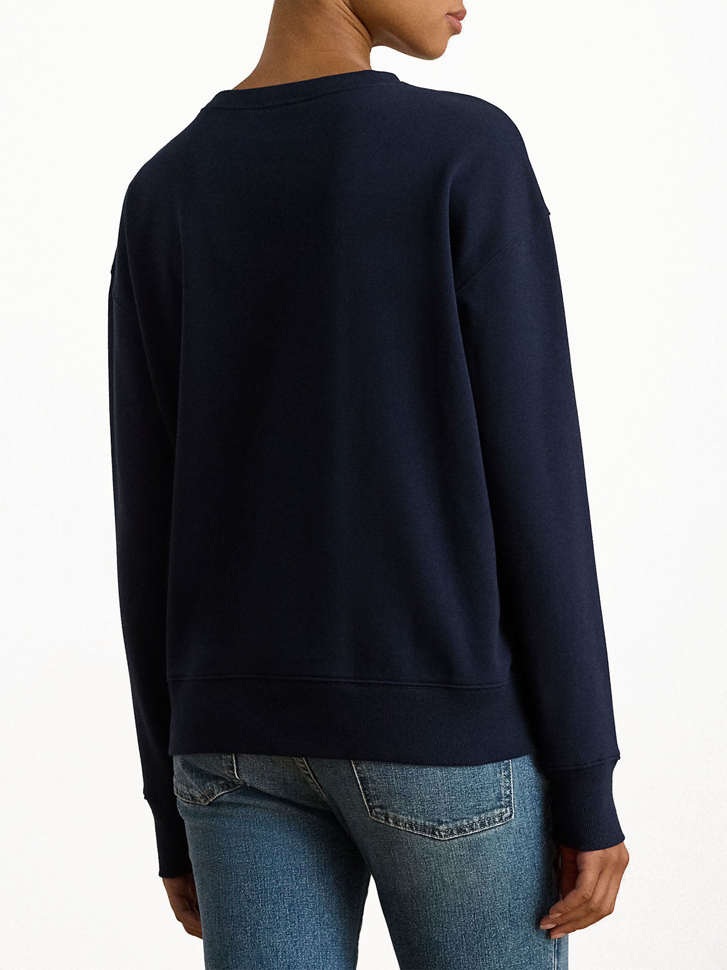 Lauren Ralph Lauren Felpa girocollo in fleece Blu