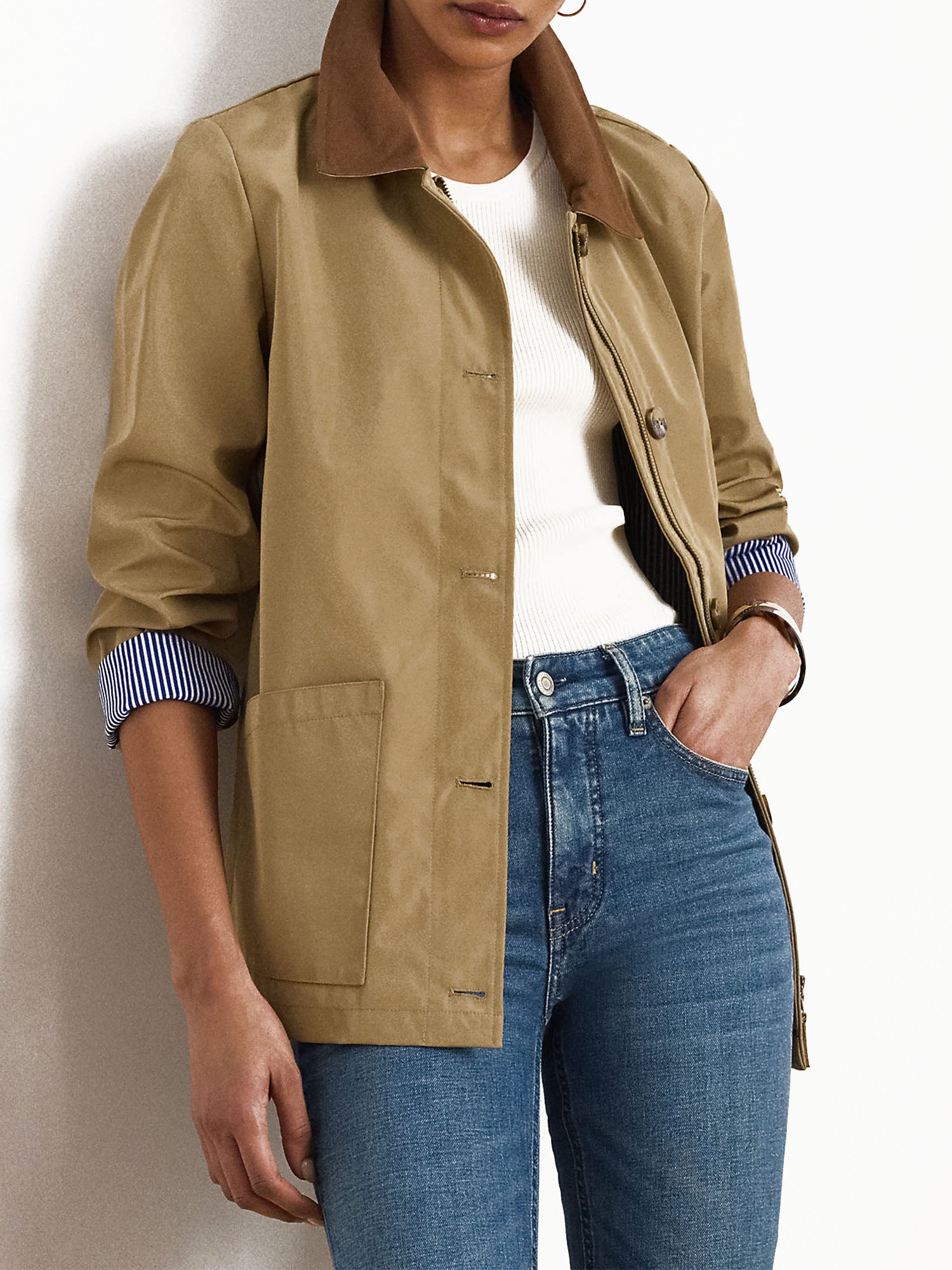 Lauren Ralph Lauren Giacca Unlined Coat Beige