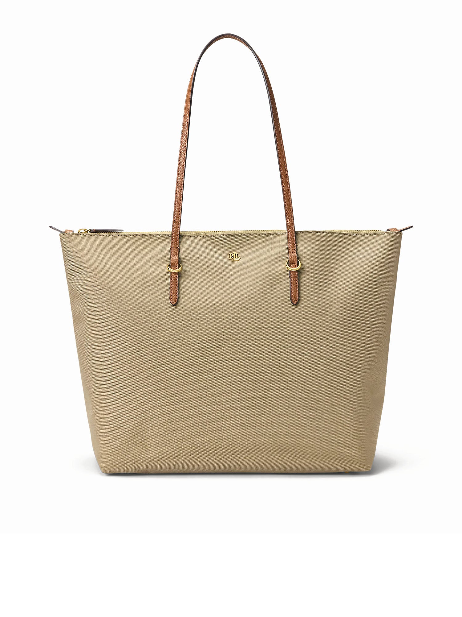 Lauren Ralph Lauren Borsa Keaton Tote 31 Large Marrone