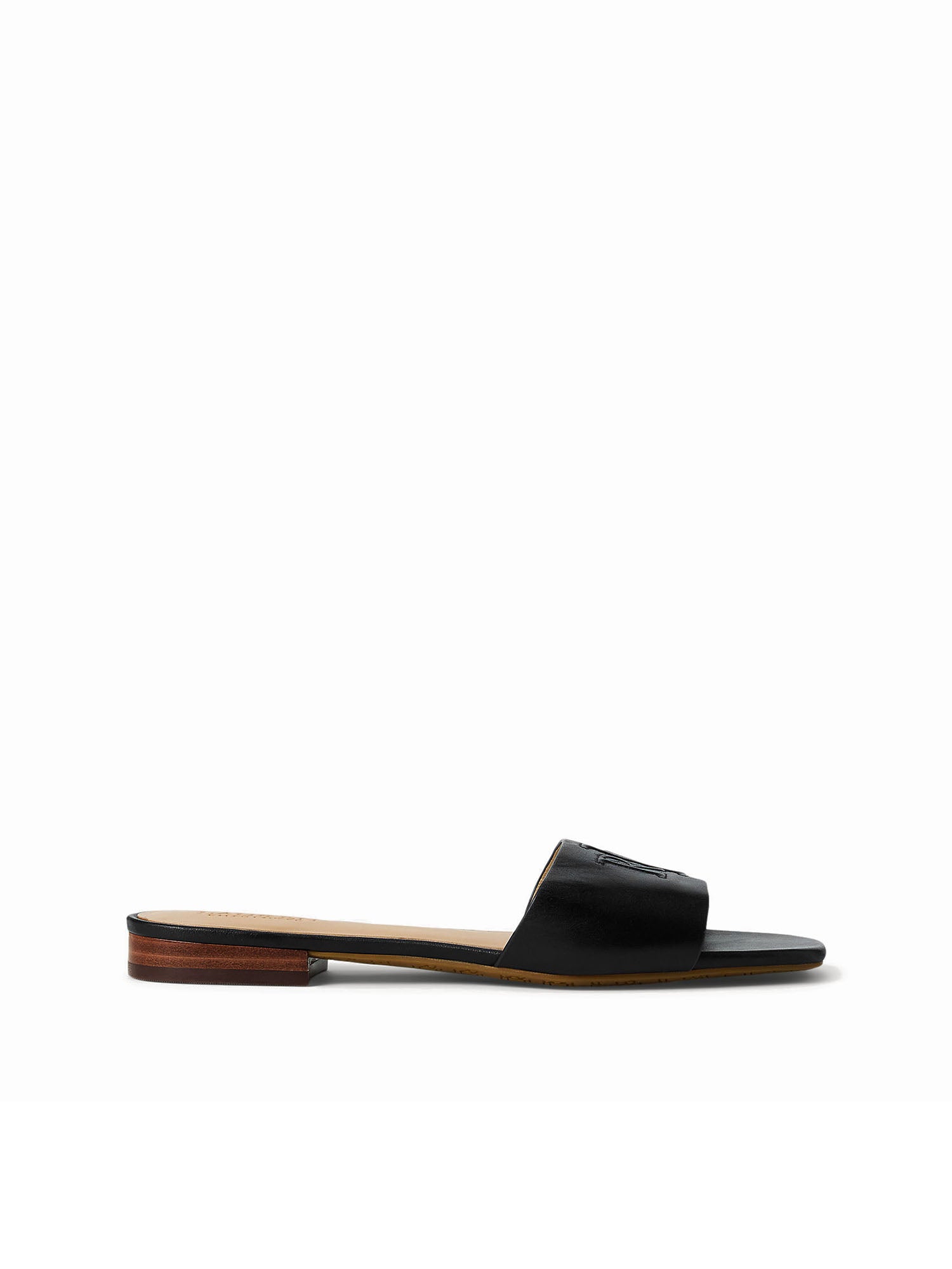 Lauren Ralph Lauren Sandalo Everley Slide Nero