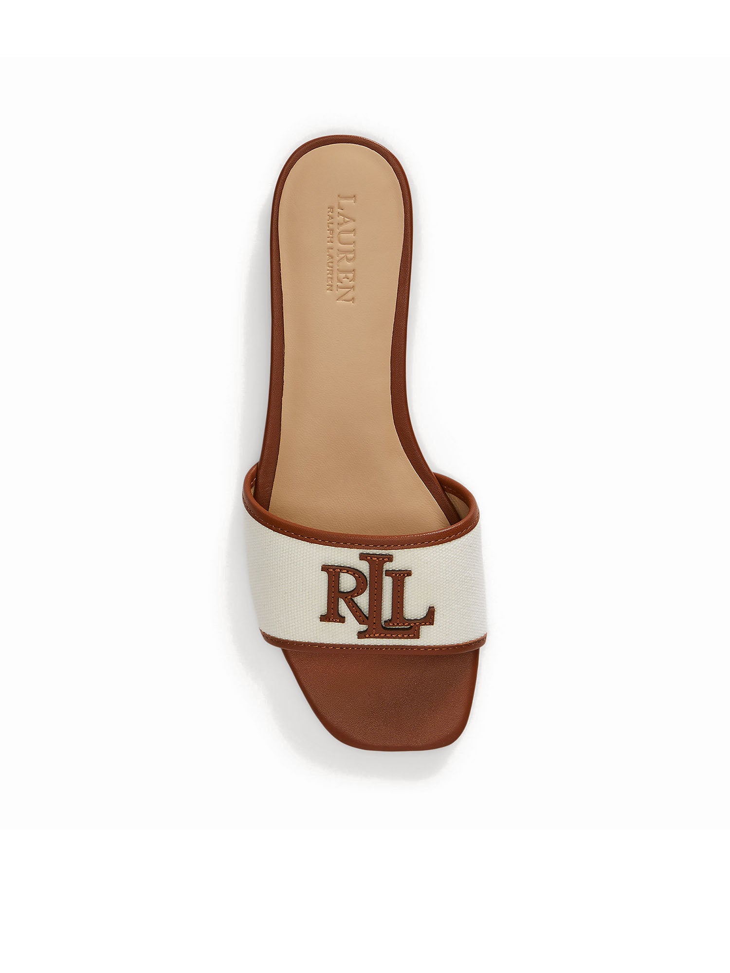 Lauren Ralph Lauren Sandalo Everley Slide Bianco