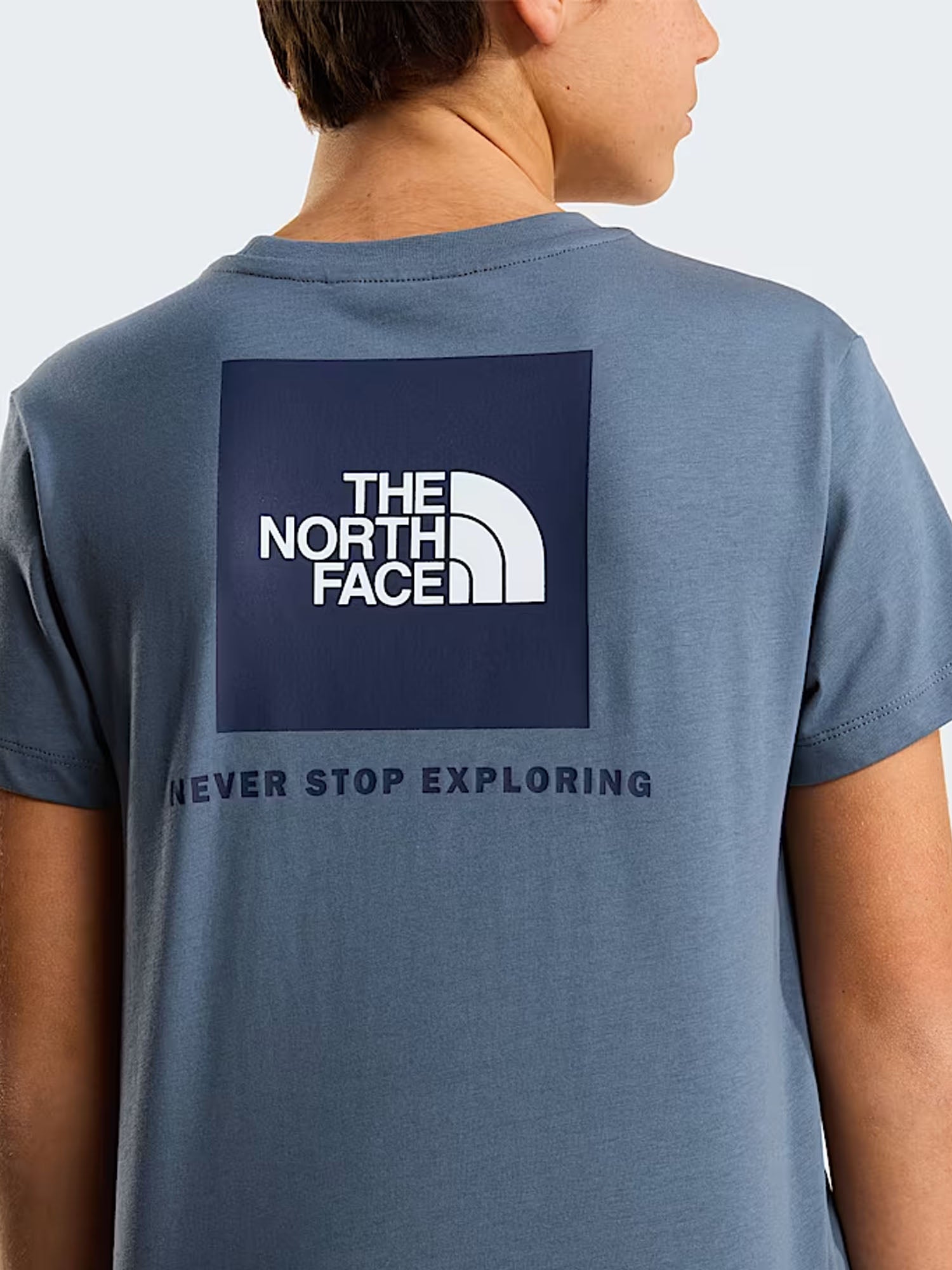 The North Face T-shirt Box NSE Bambino Grigio