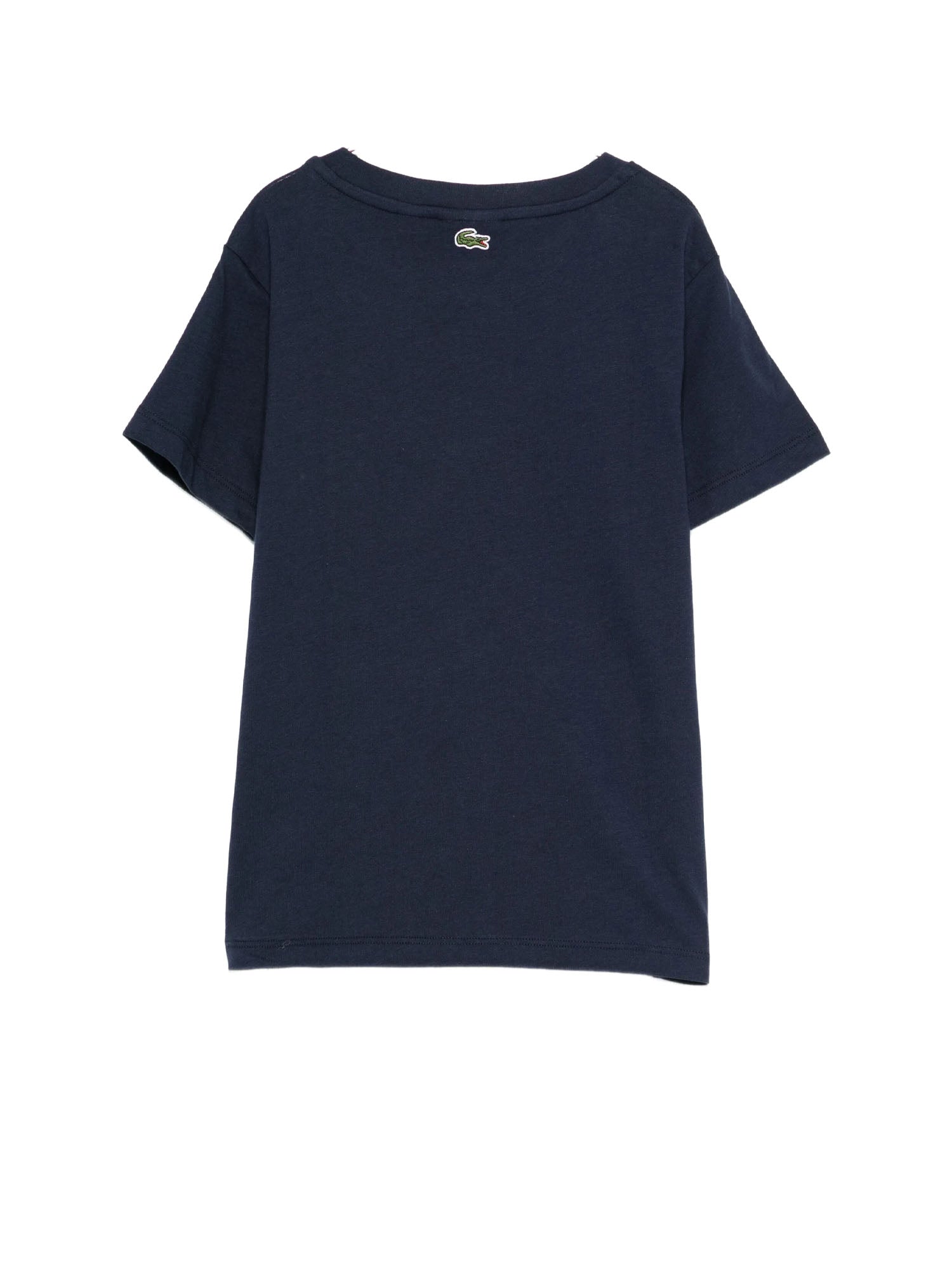 Lacoste T-shirt con coccodrillo Kids Blu