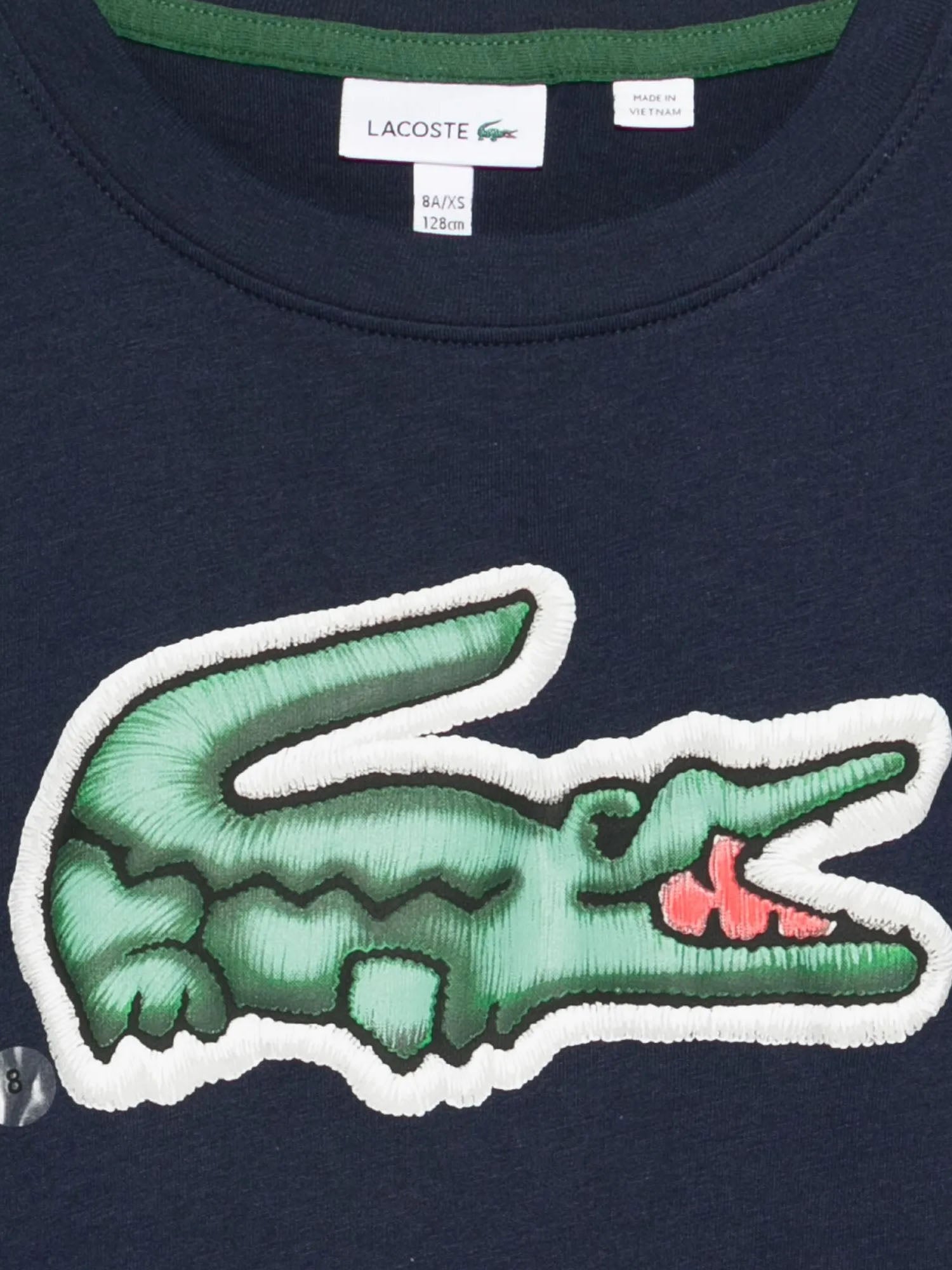 Lacoste T-shirt con coccodrillo Kids Blu