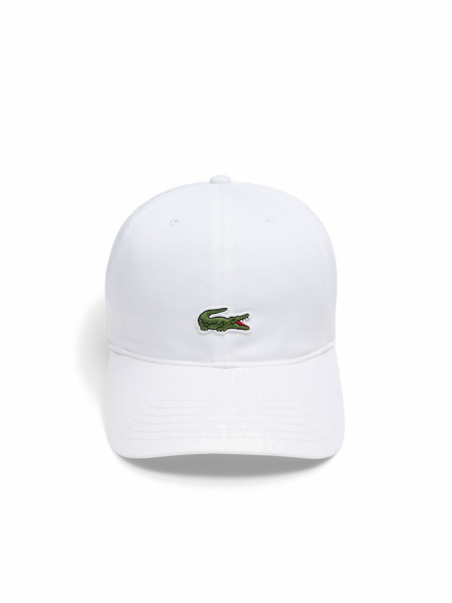 Lacoste Cappellino in twill di cotone Bianco