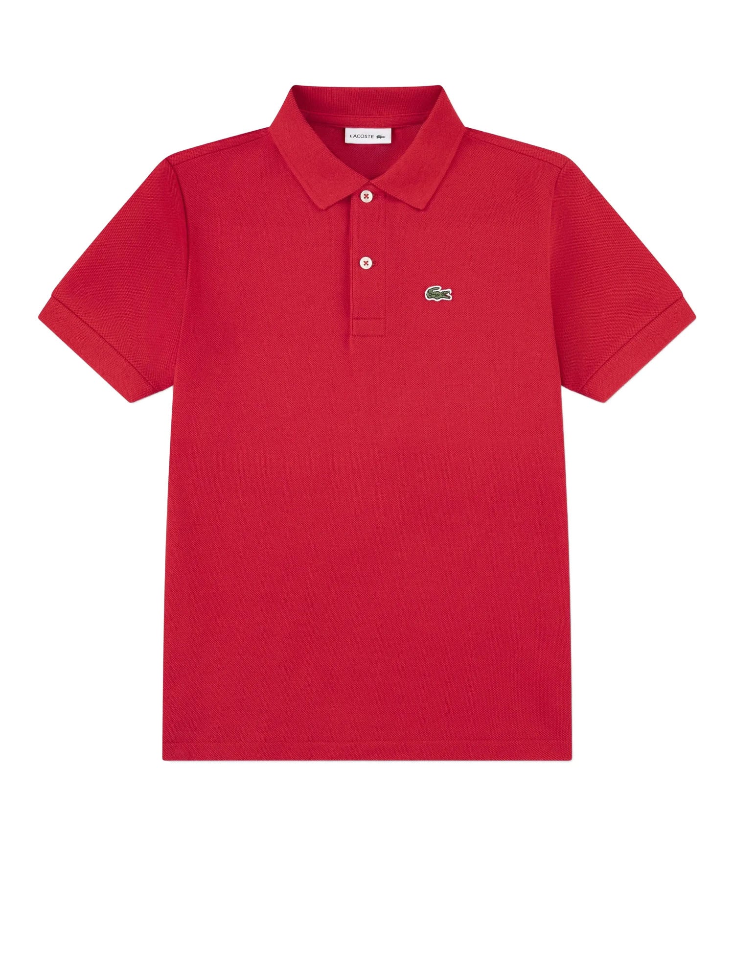 Lacoste Polo Petit Pique Kids Rosso
