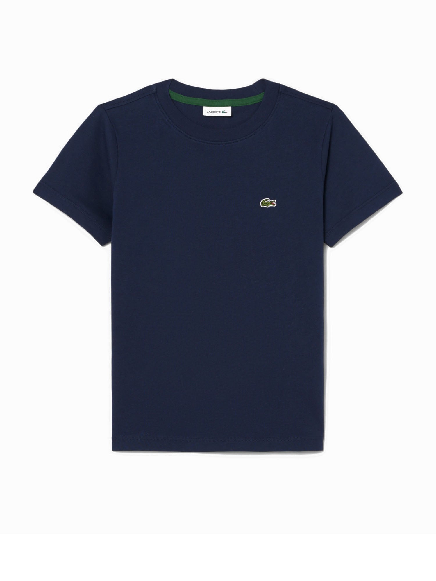 Lacoste T-shirt unisex in cotone Kids Blu