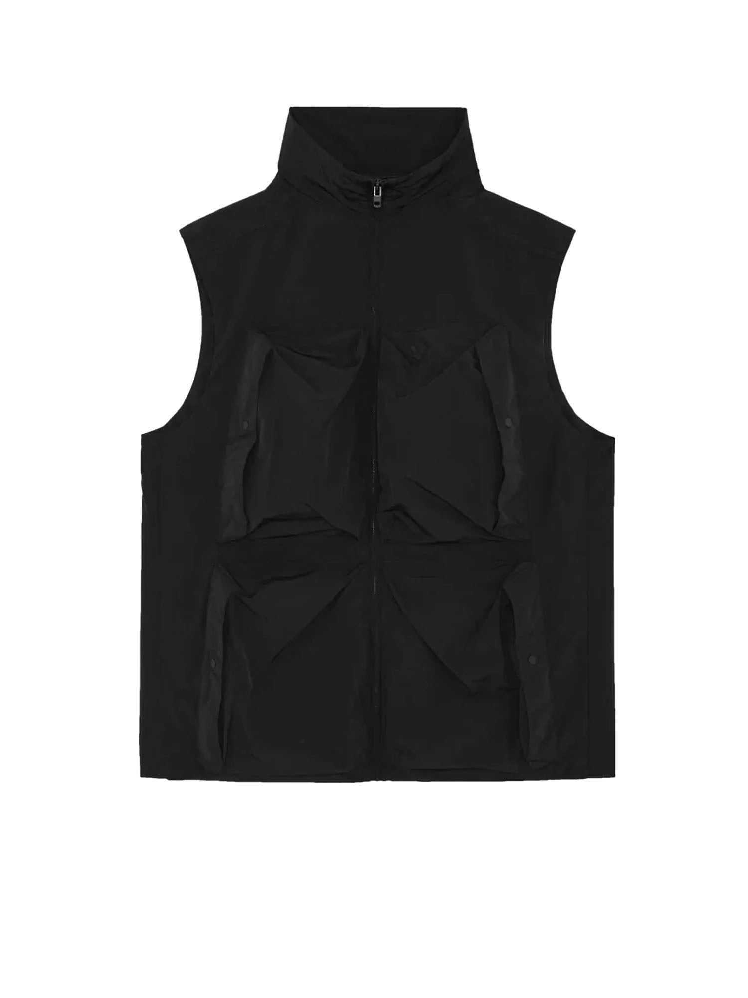 Lyle & Scott Gilet Lightweight Ripstop Nero