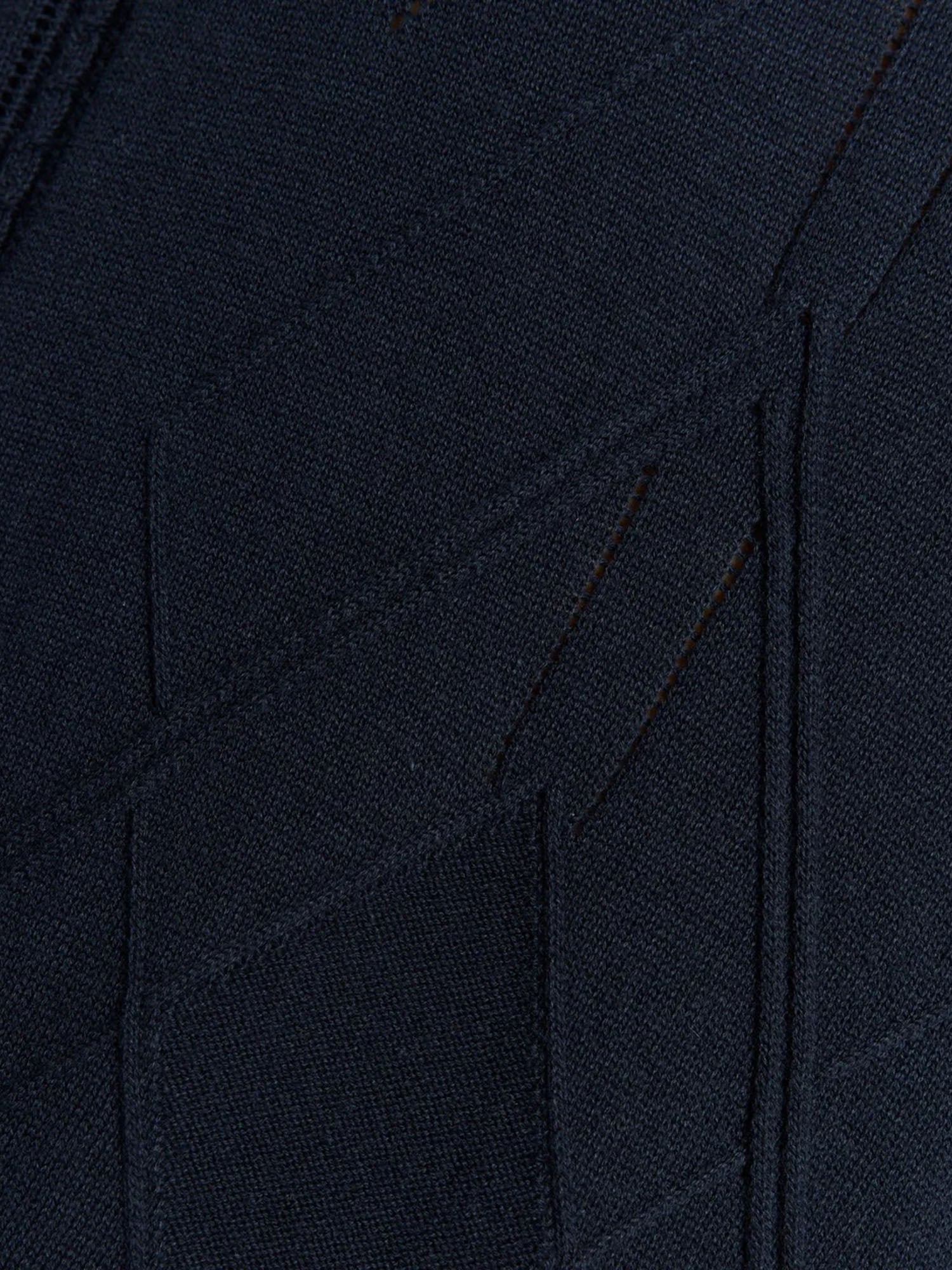 Lyle & Scott Polo Open Collar Argyle Knitted Blu