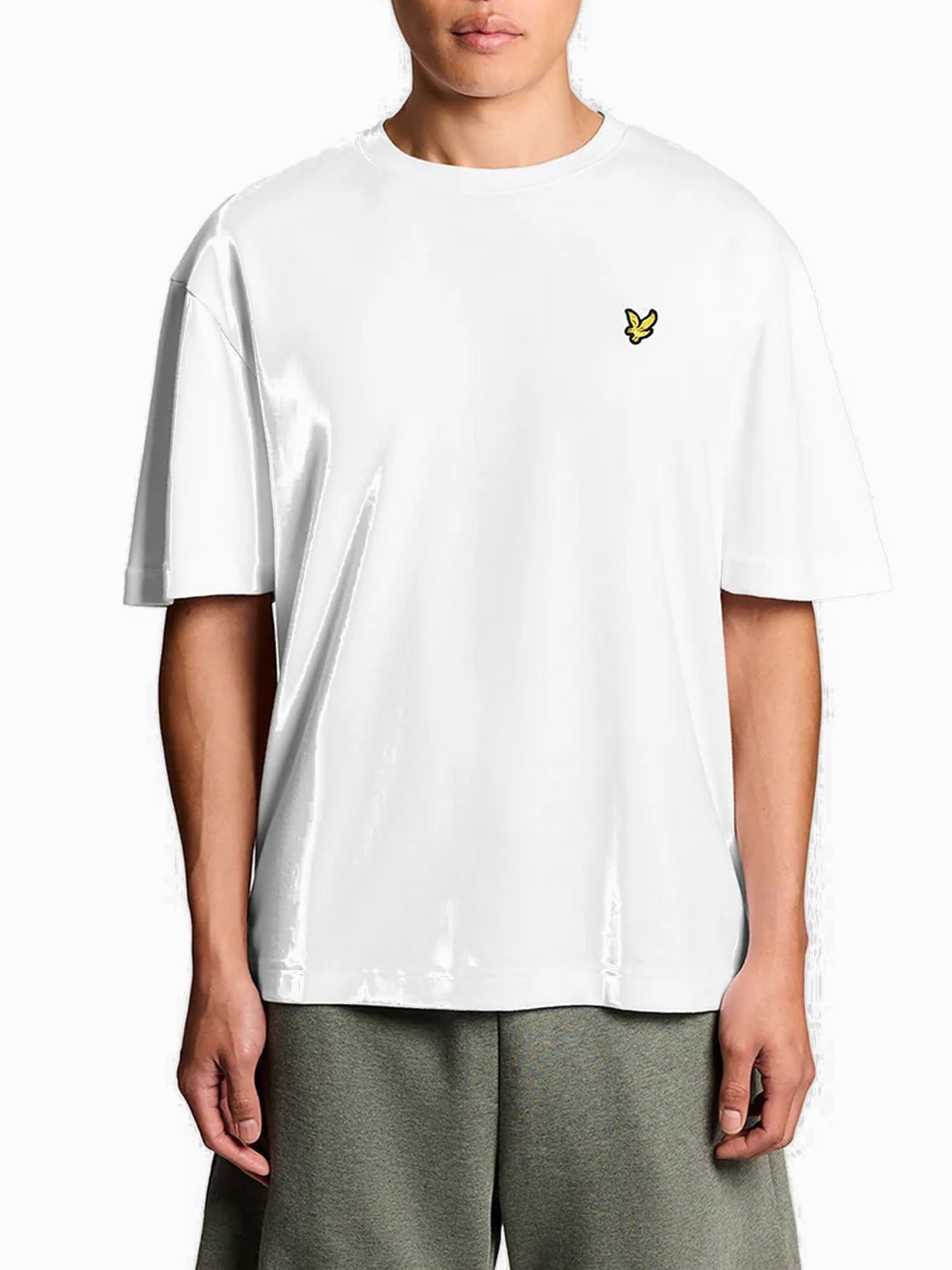 Lyle & Scott T-Shirt Ultra Soft Cotton Blend Bianco