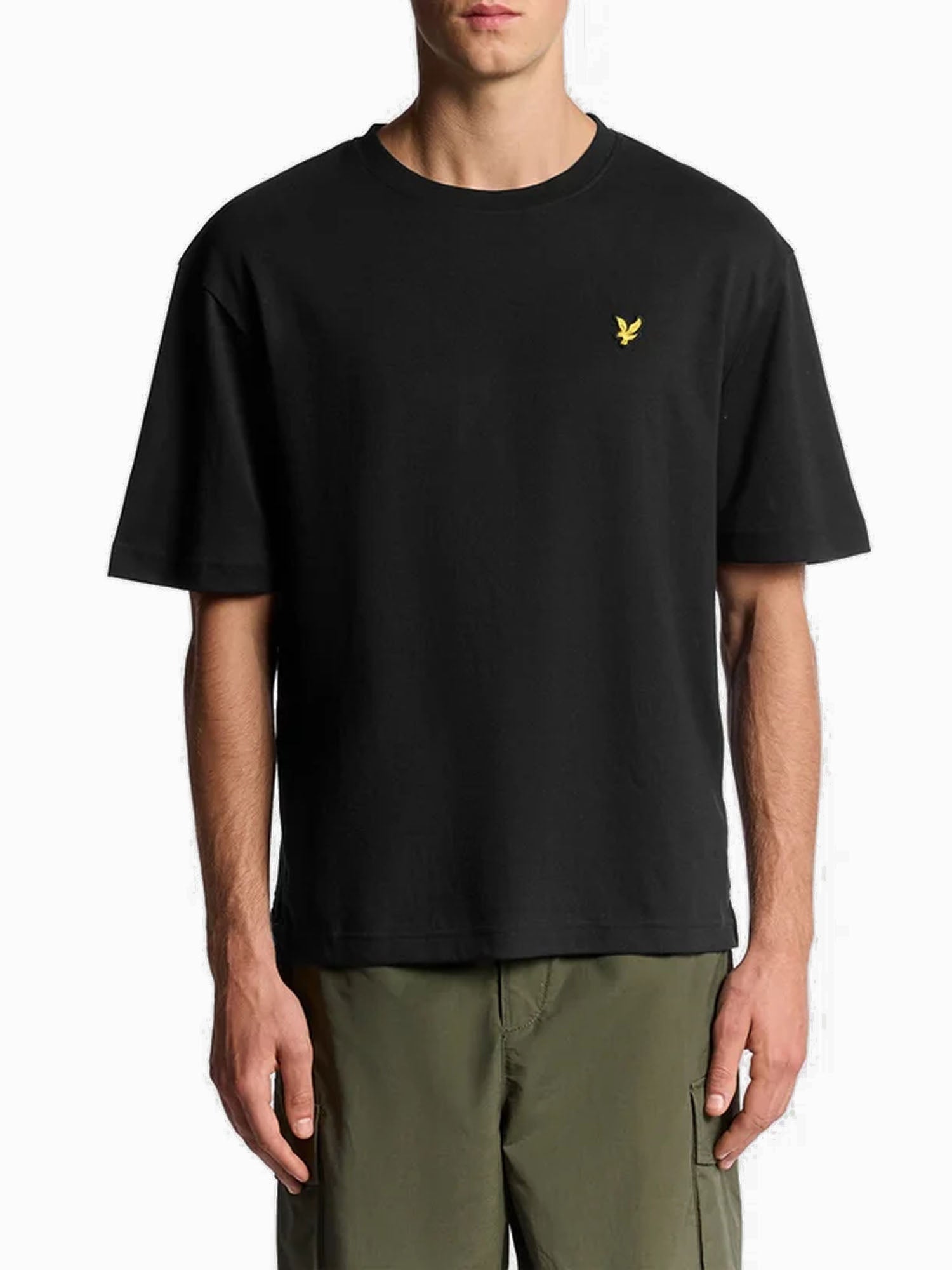 Lyle & Scott T-Shirt Ultra Soft Cotton Blend Nero
