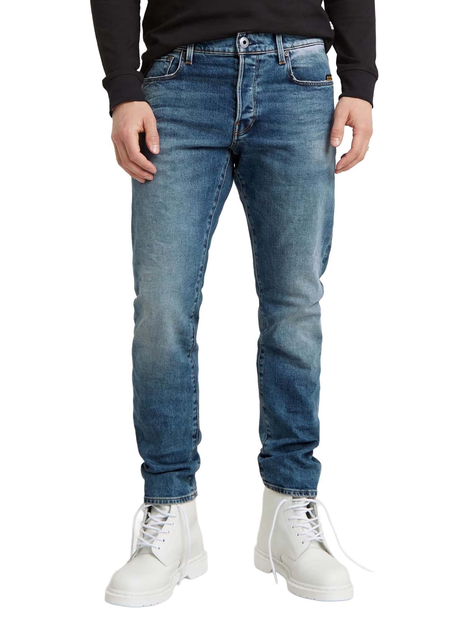 G-star Jeans 3301 Regular Tapered Azzurro