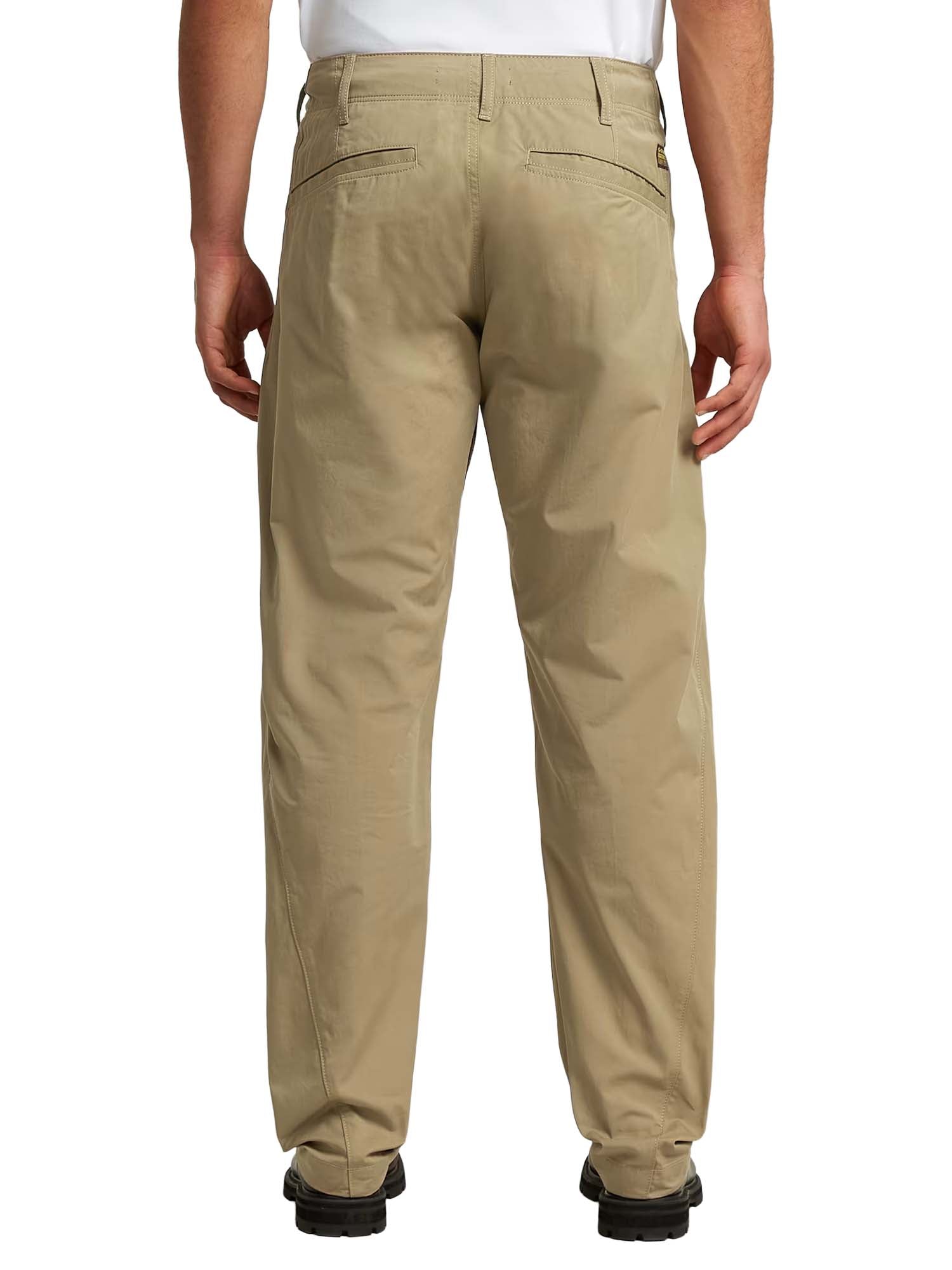 G-star Pleated Loose Tapered Chino Beige
