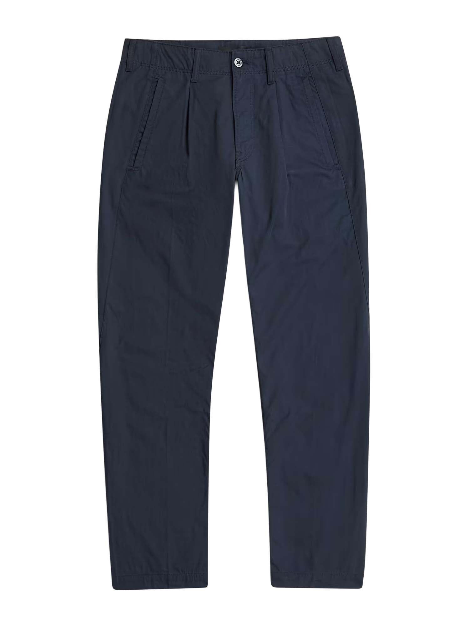 G-star Pleated Loose Tapered Chino Blu