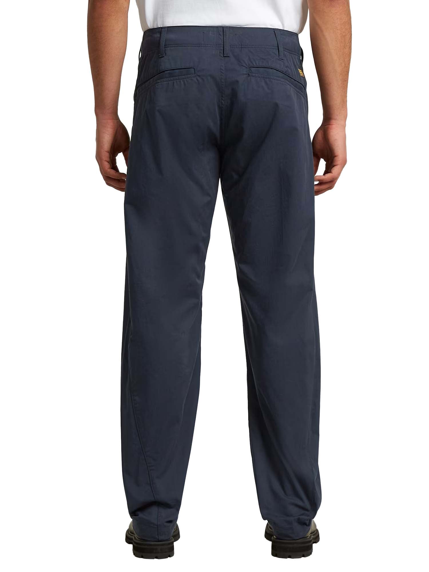 G-star Pleated Loose Tapered Chino Blu
