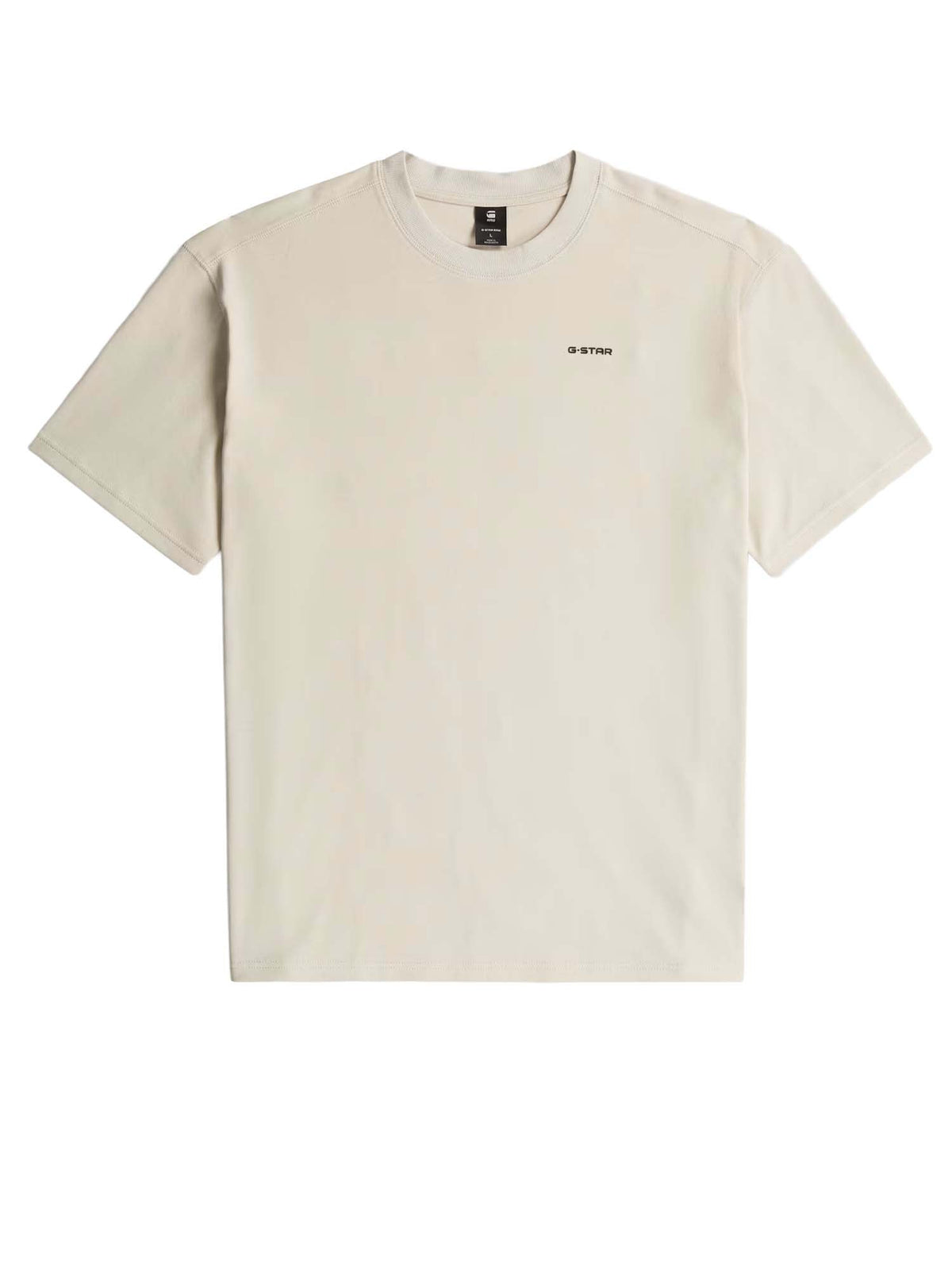 G-star T-Shirt Rib Insert Relaxed Beige