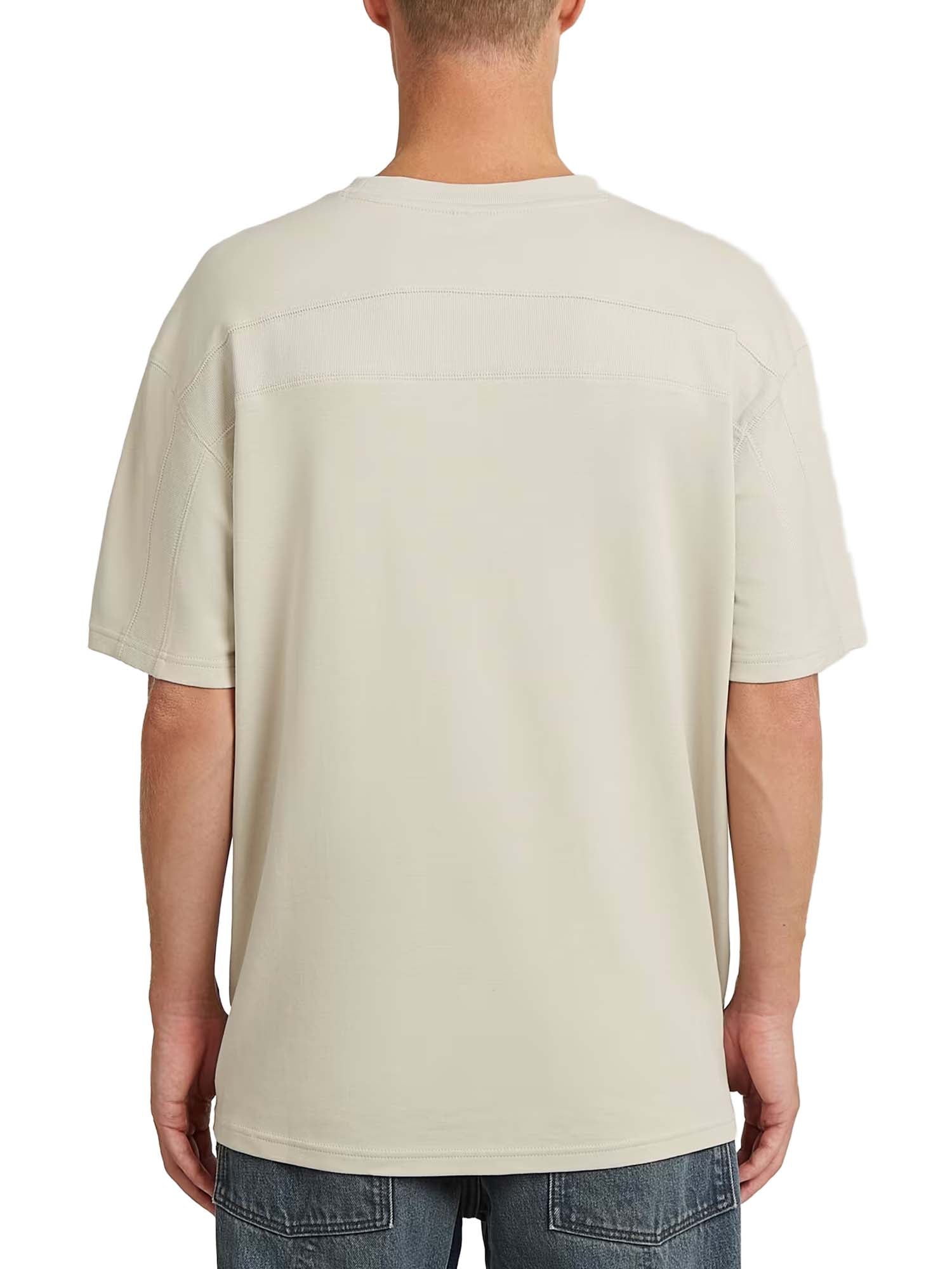 G-star T-Shirt Rib Insert Relaxed Beige
