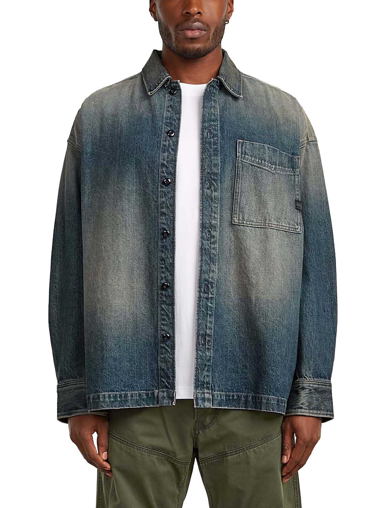 G-star Boxy Fit Overshirt Blu