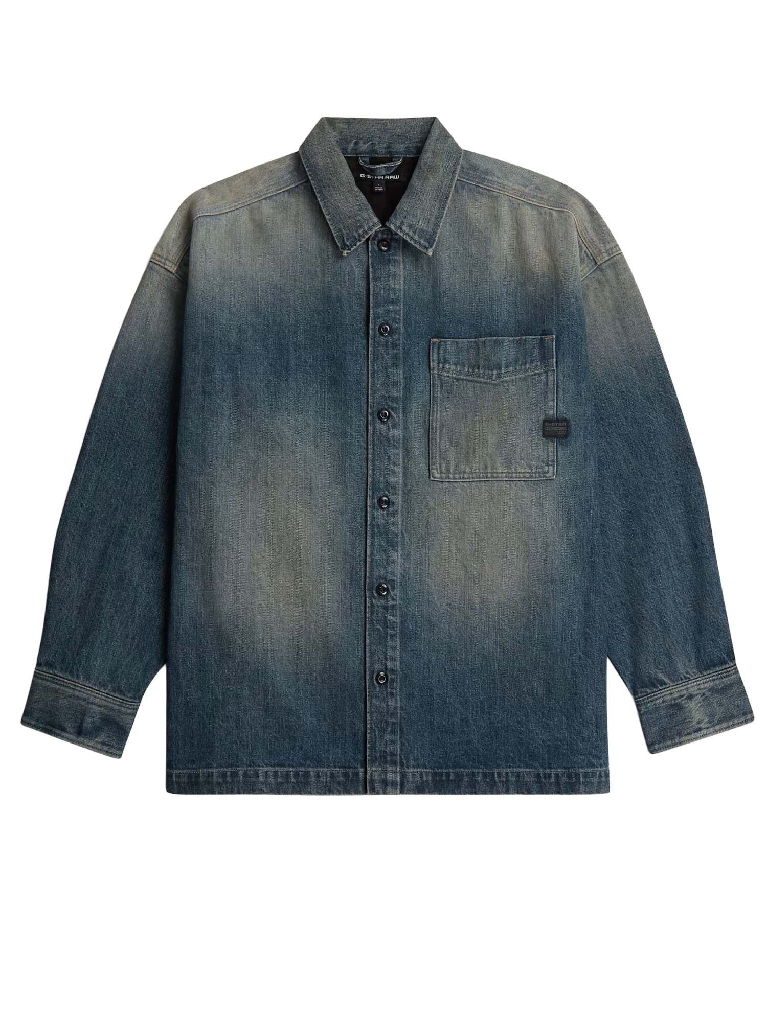 G-star Boxy Fit Overshirt Blu