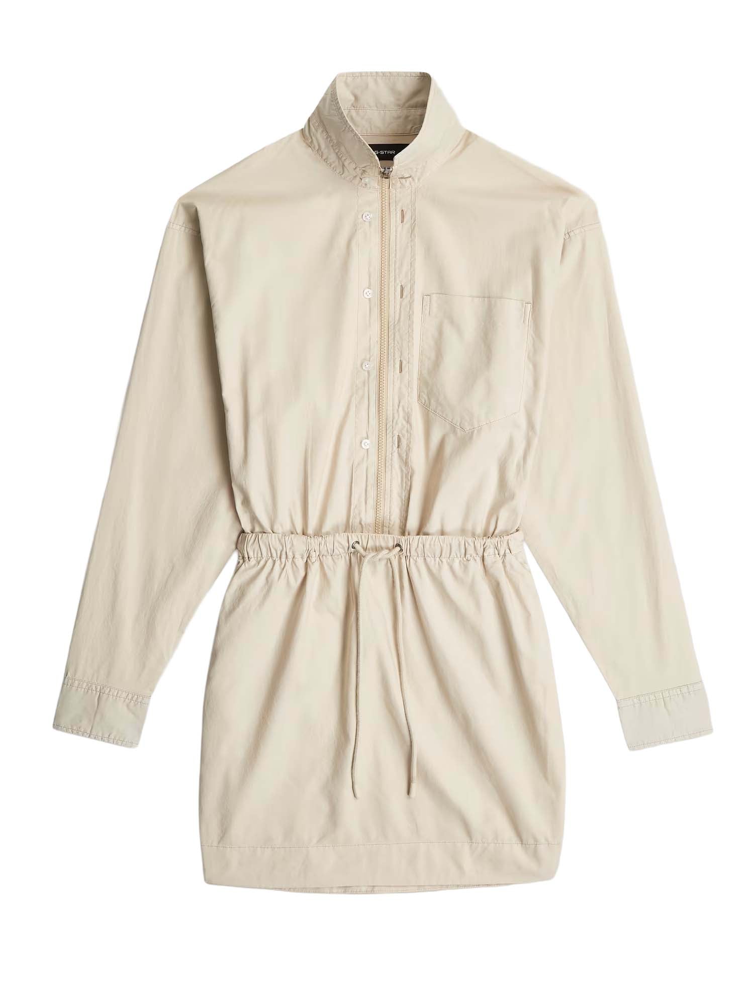 G-star Utility Dress Long Sleeve Beige