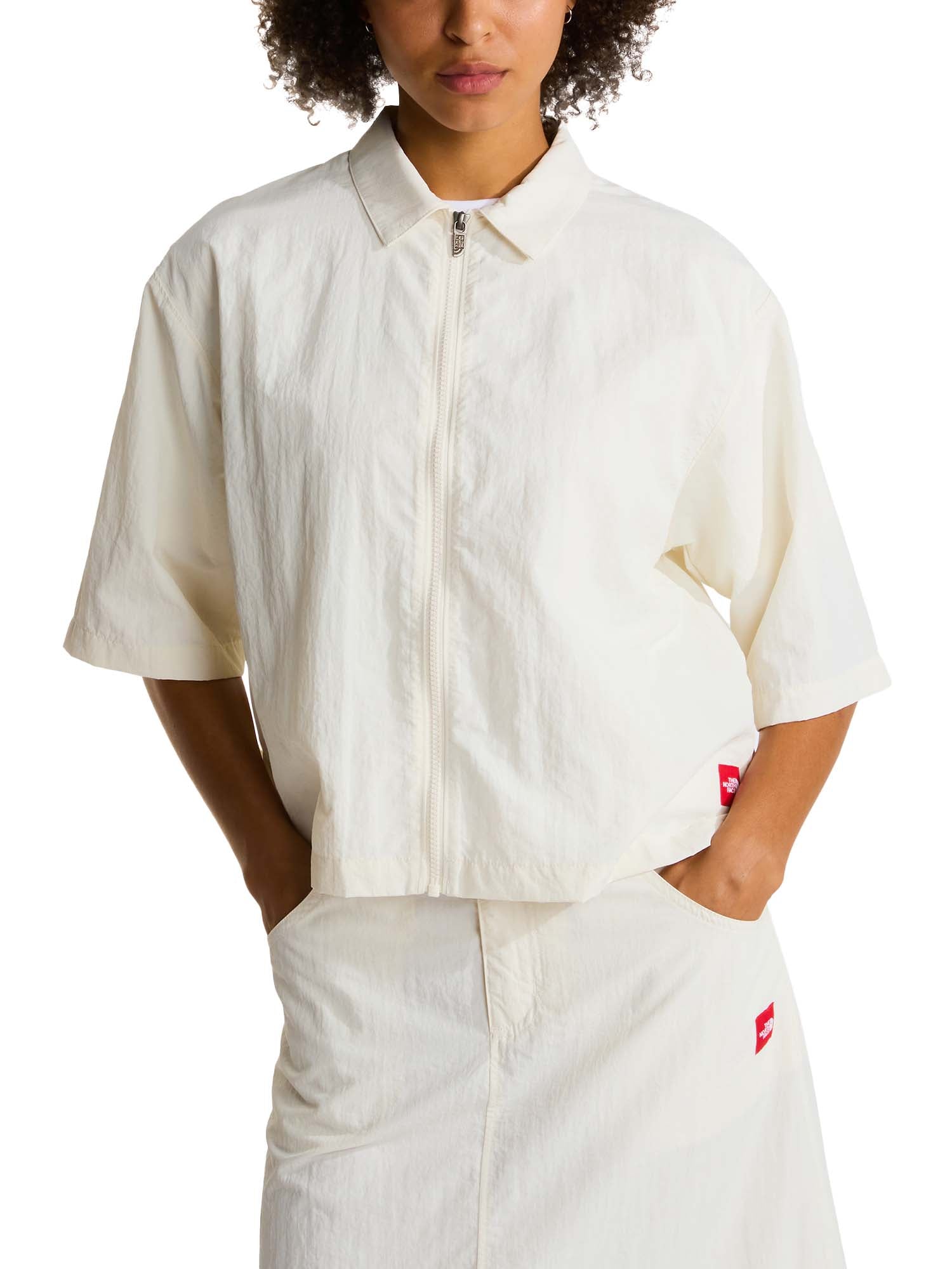 The North Face Camicia in nylon Red Box da donna Bianco