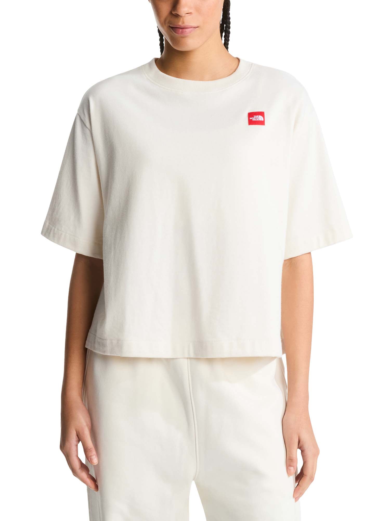 The North Face T-shirt Red Box Boxy da donna Bianco