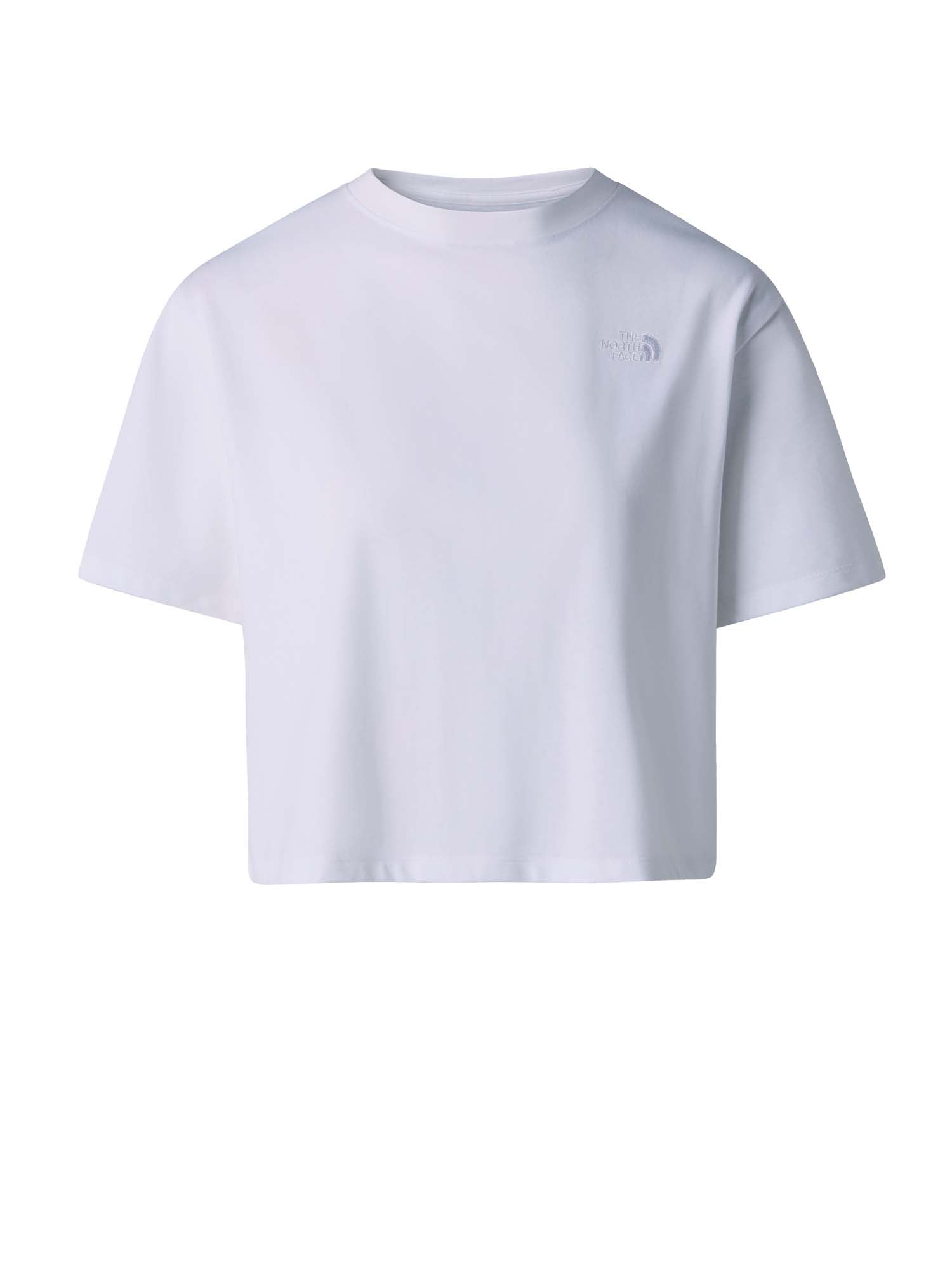 The North Face T-shirt Evolution Simple Dome Cropped Relaxed da donna Bianco