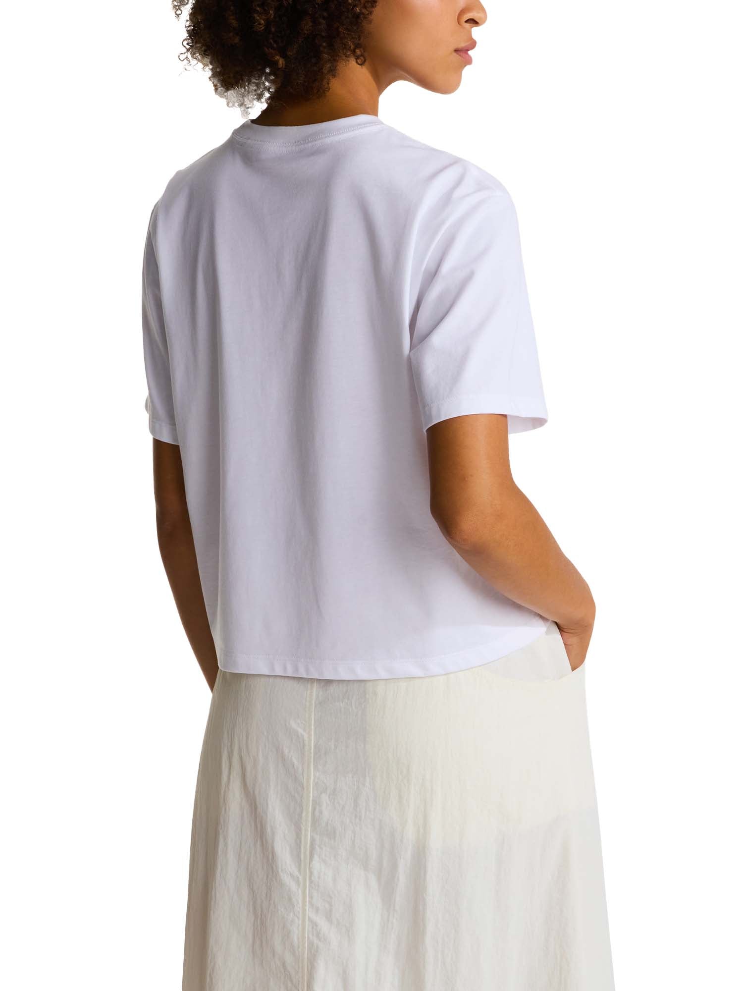 The North Face T-shirt Evolution Simple Dome Cropped Relaxed da donna Bianco