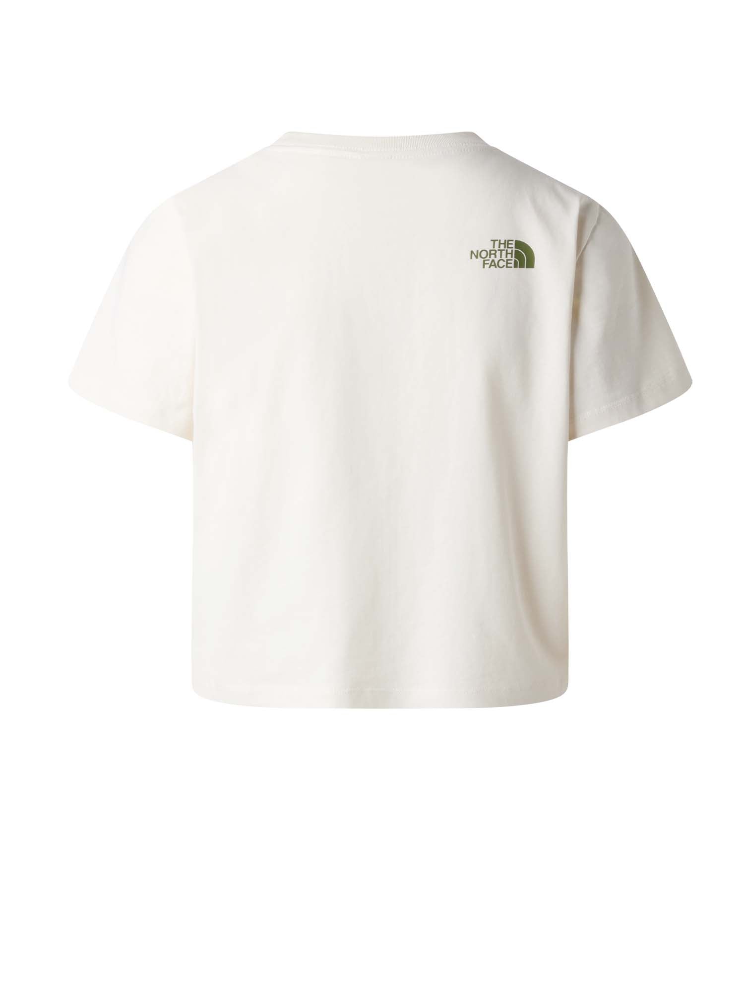 The North Face T-shirt Flora Embroidered Regular Graphic da donna Bianco