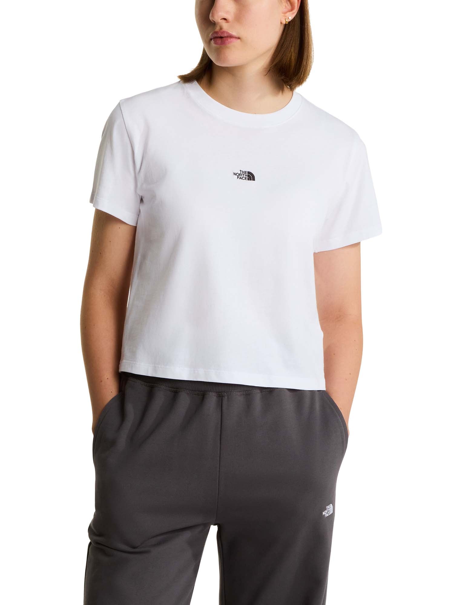 The North Face T-Shirt Essential Regular Cutie da donna Bianco