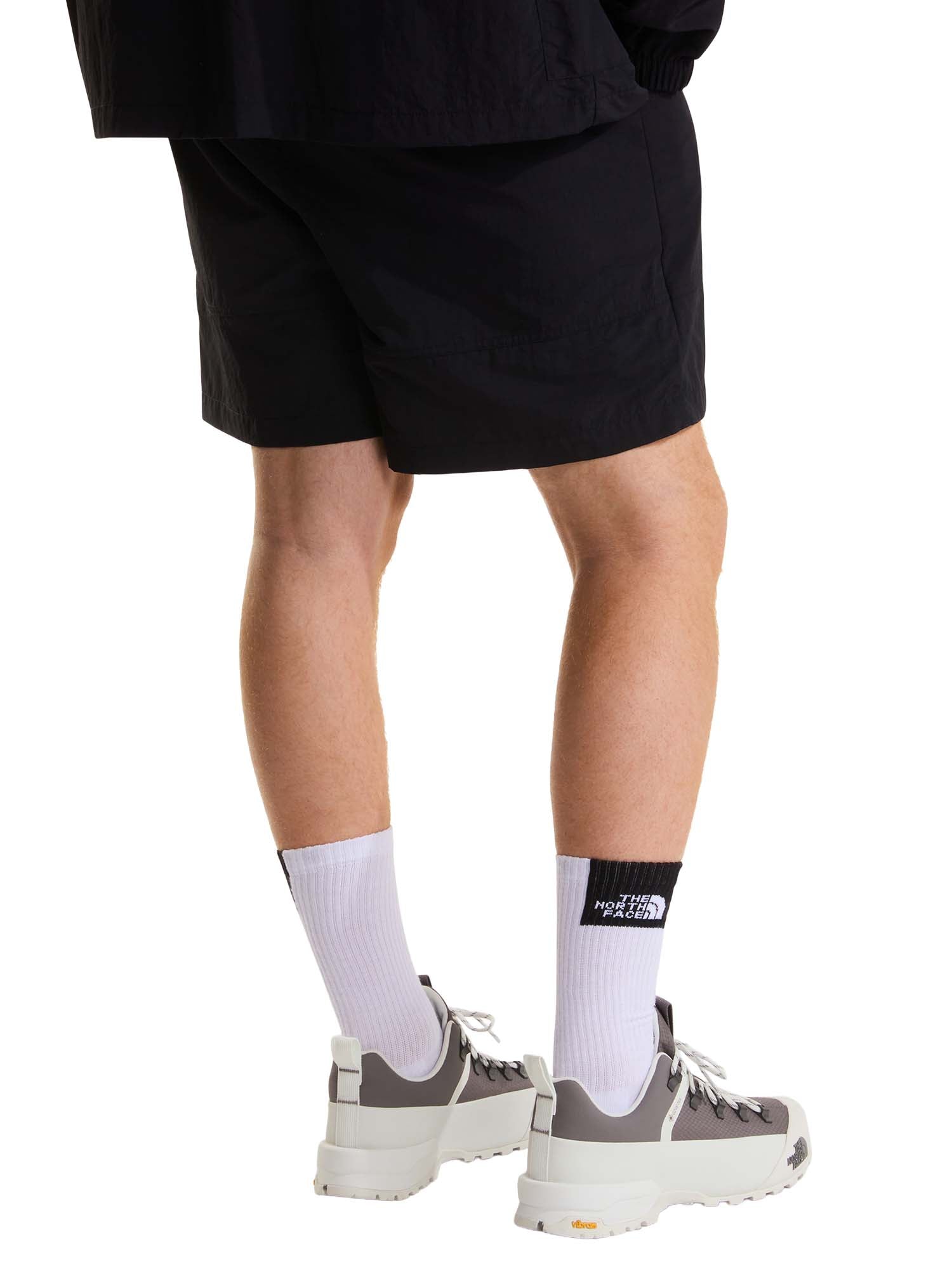 The North Face Pantaloncini in nylon con cintura Red Box unisex Nero