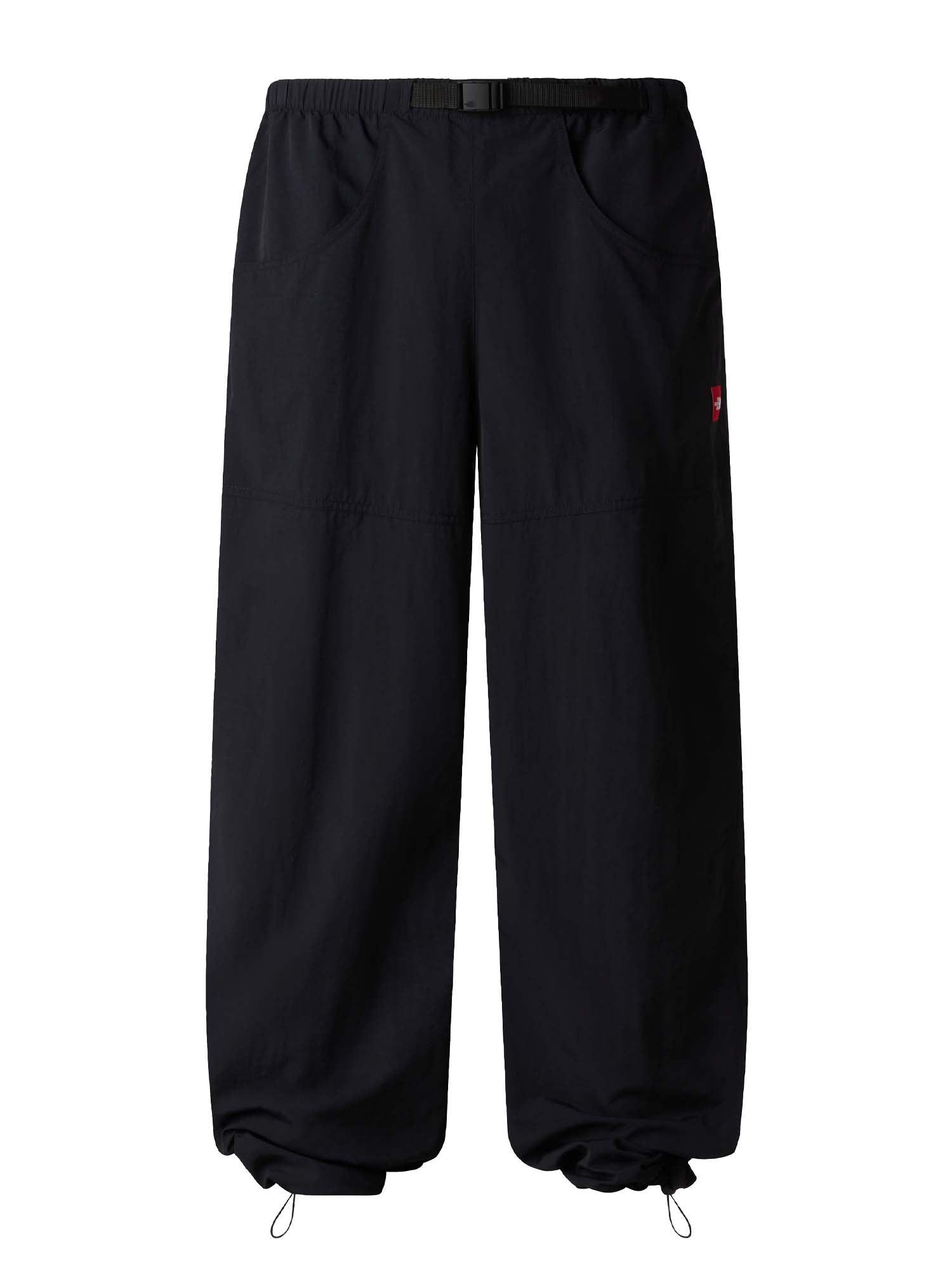The North Face Pantaloni in nylon con cintura Red Box unisex Nero