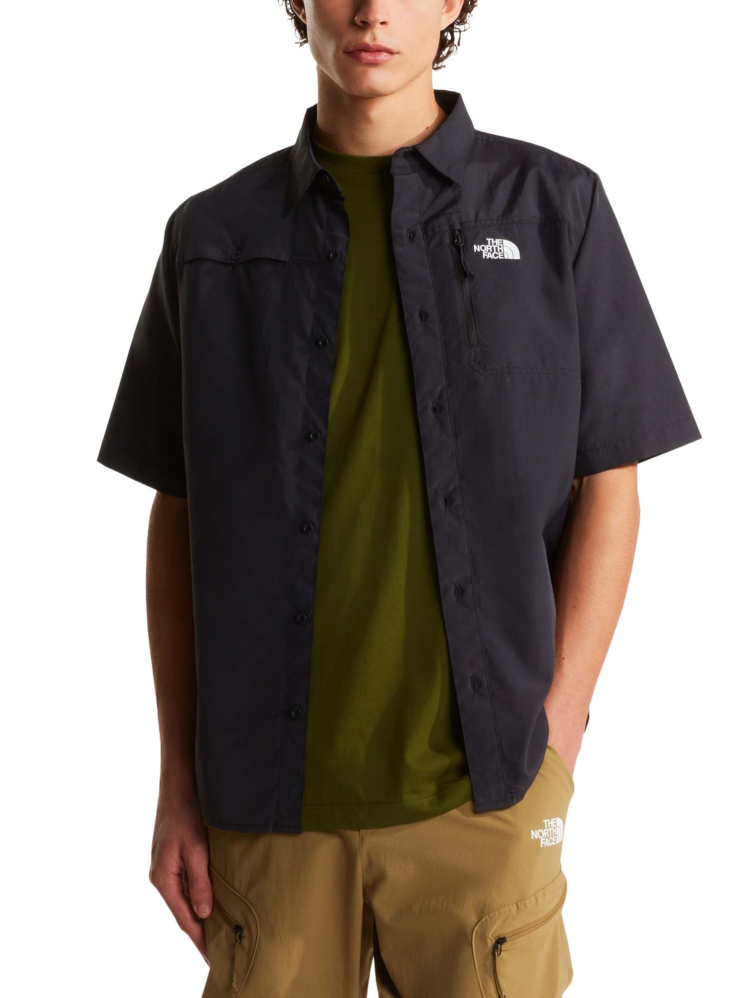 The North Face Camicia a maniche corte Sequoia da uomo Nero
