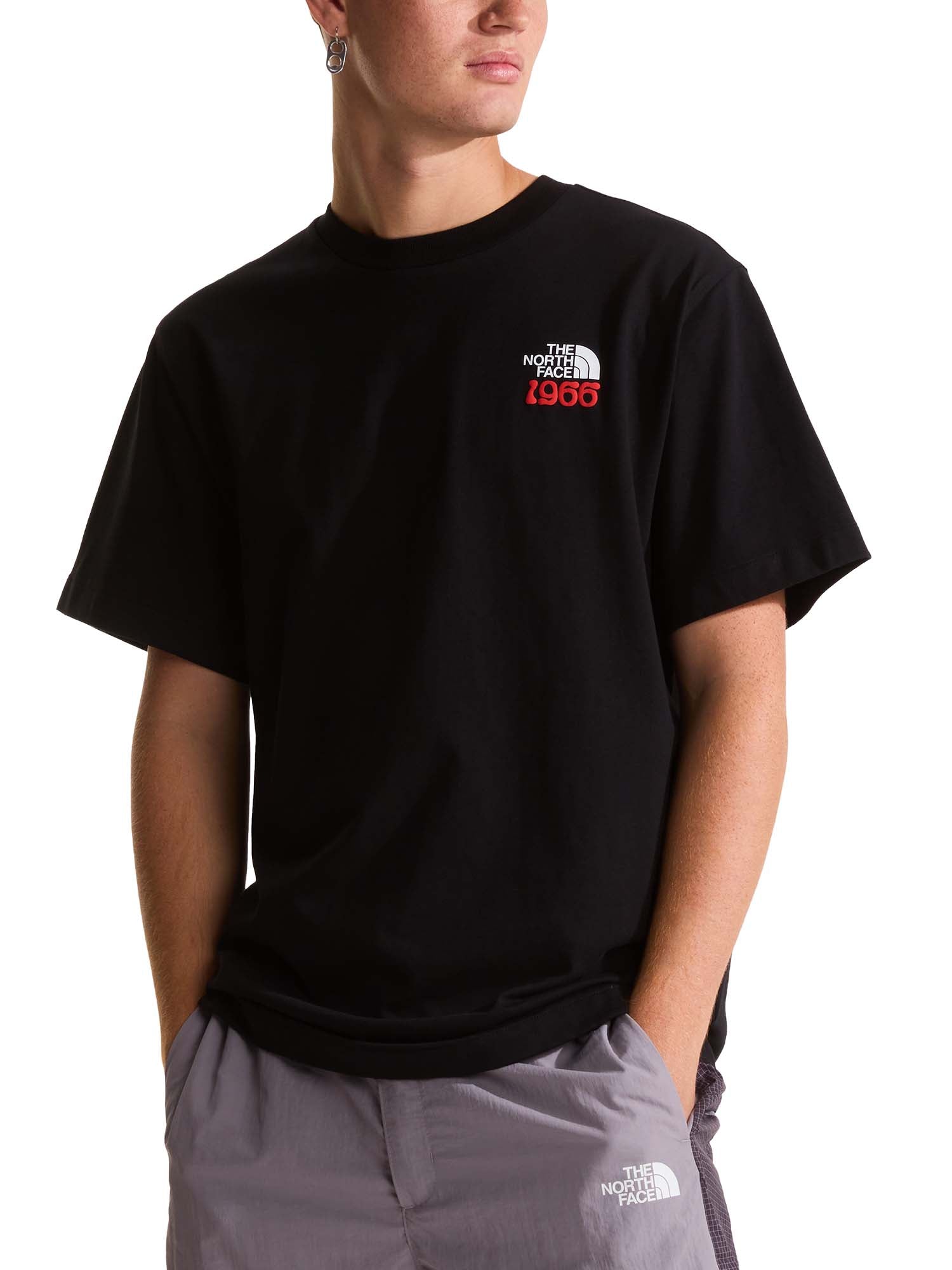 The North Face T-shirt 1966 Half Dome Relaxed con grafica da uomo Nero
