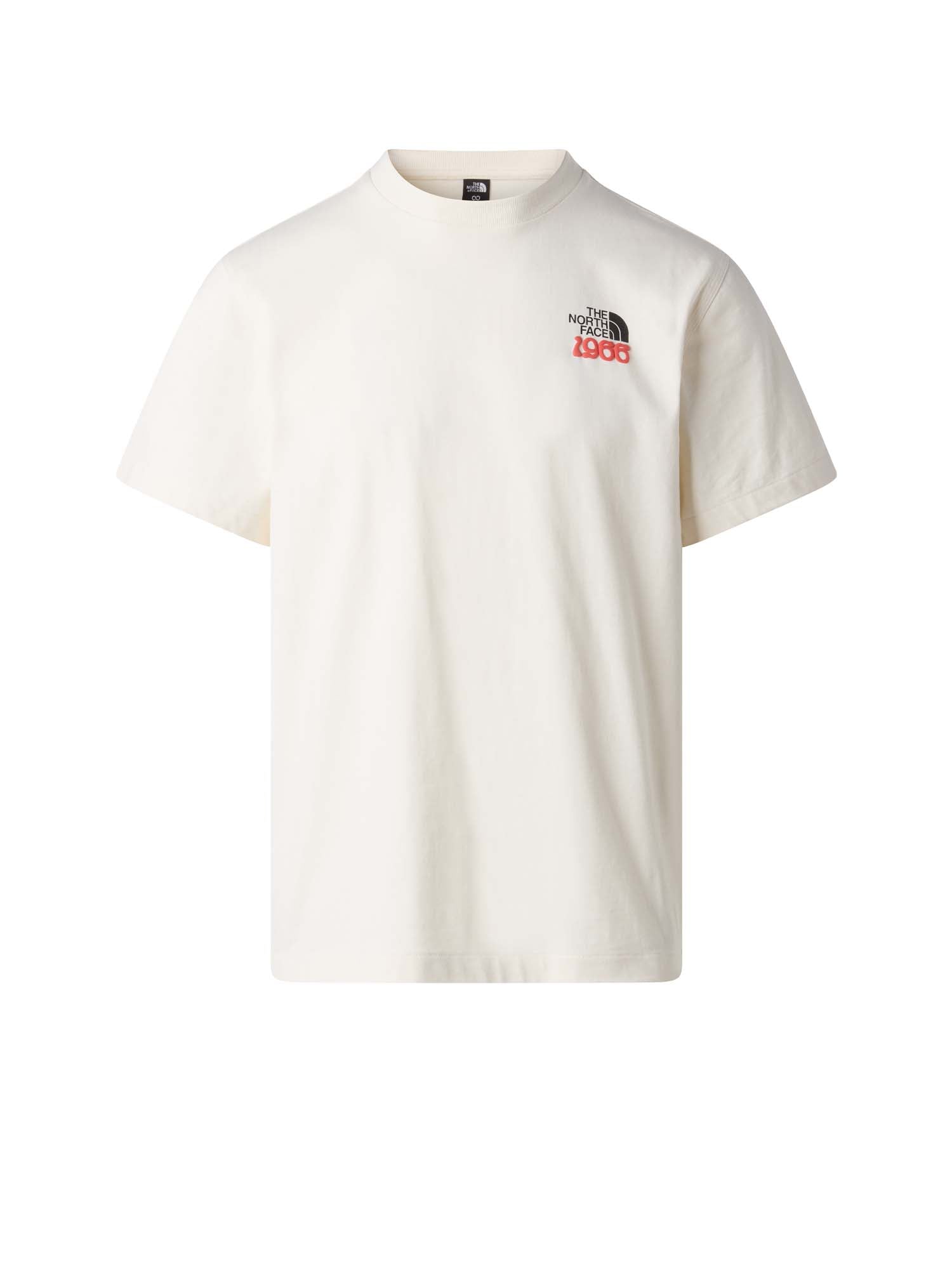 The North Face T-shirt 1966 Motion Relaxed con grafica da uomo Bianco
