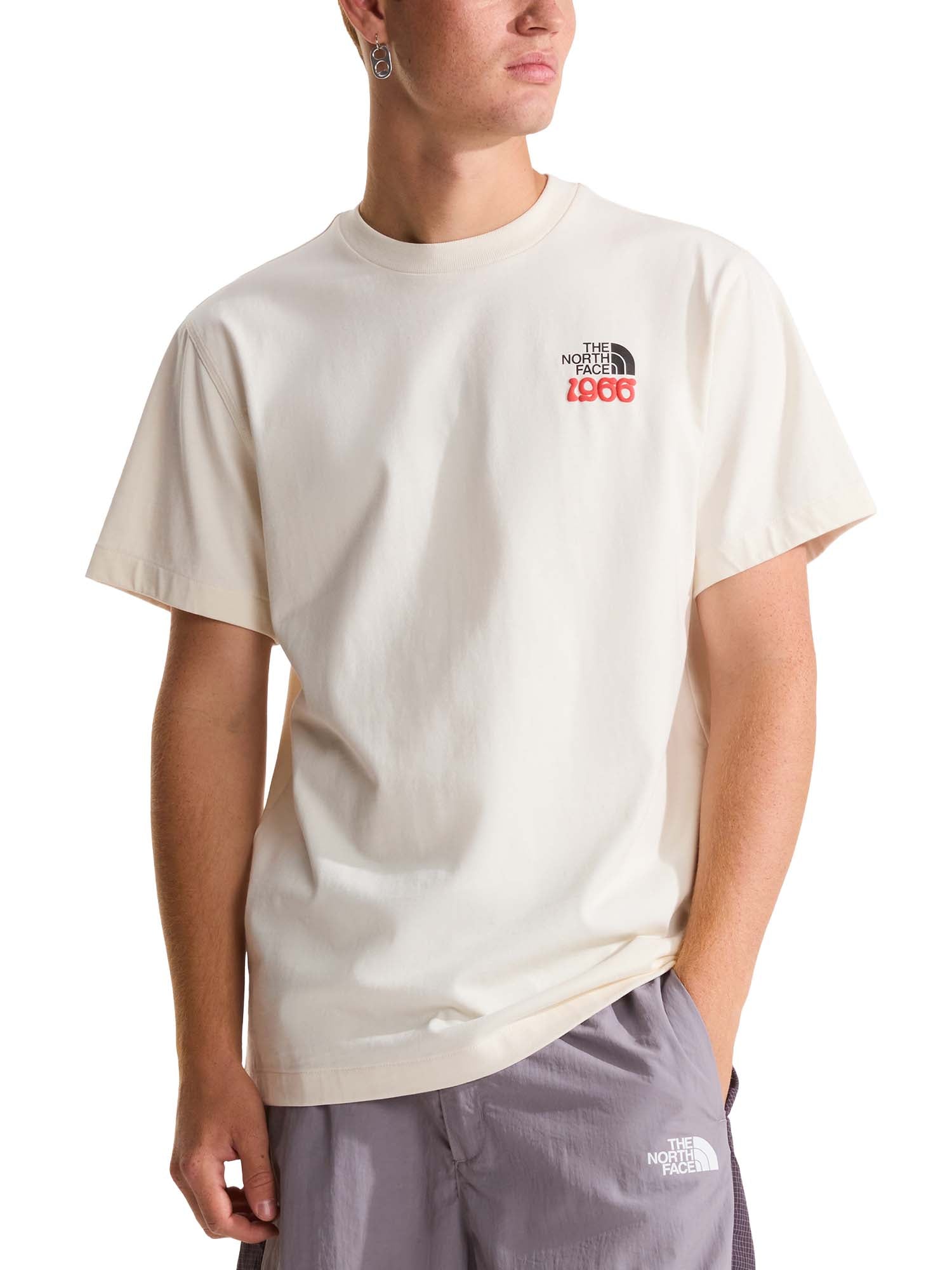 The North Face T-shirt 1966 Motion Relaxed con grafica da uomo Bianco