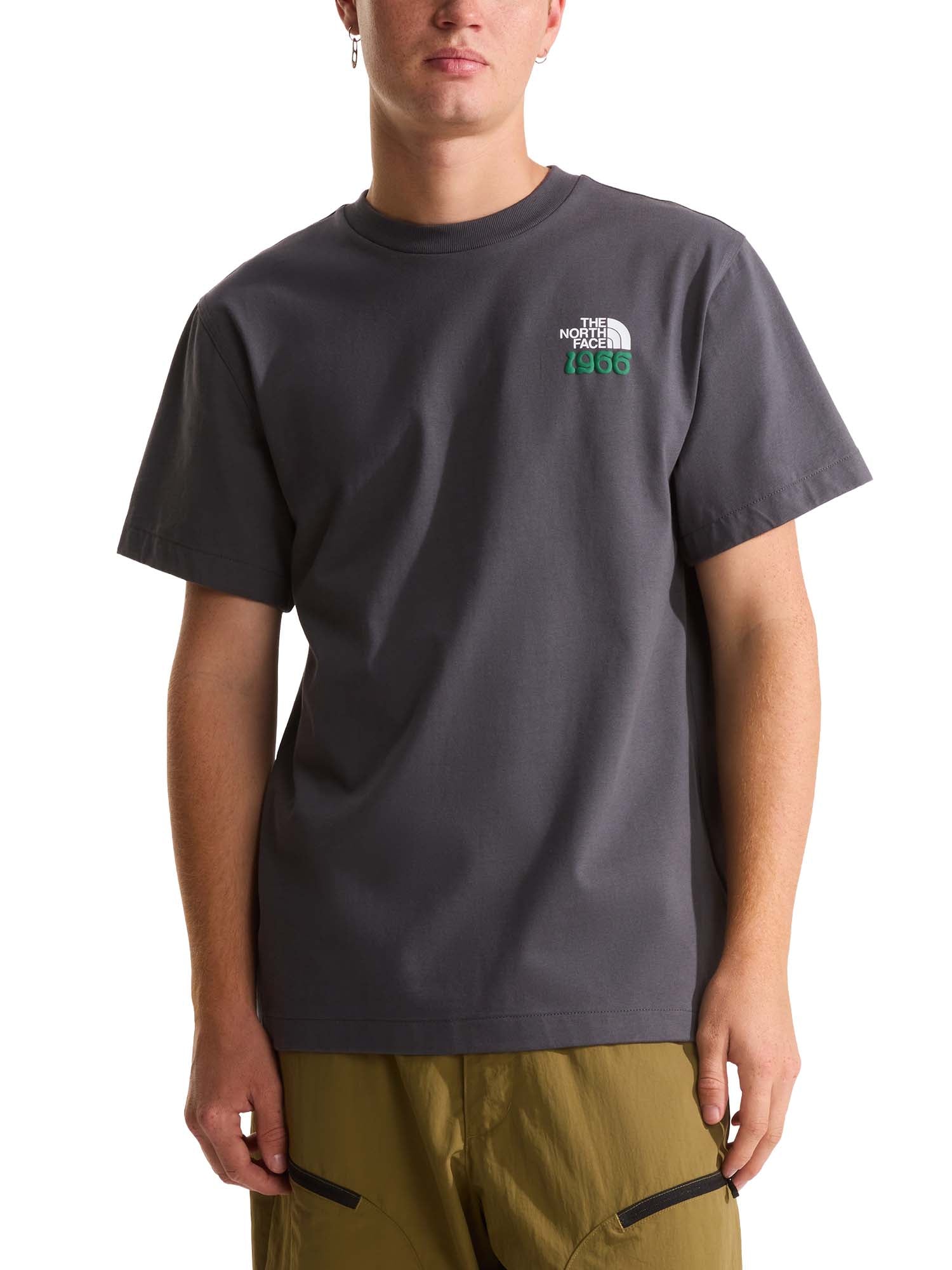 The North Face T-shirt 1966 Motion Relaxed con grafica da uomo Grigio