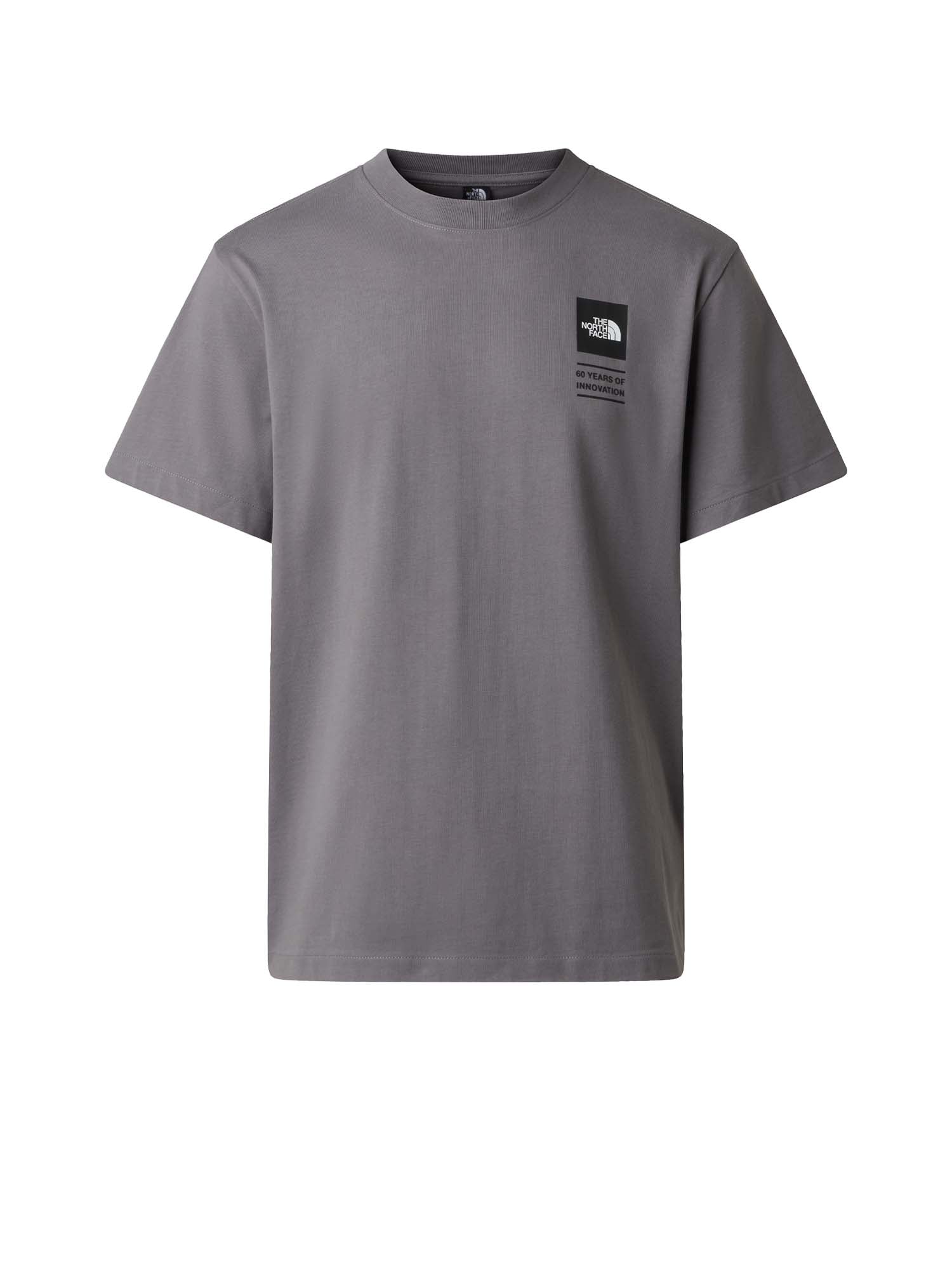 The North Face T-shirt a maniche corte BCD Celebration Relaxed con grafica da uomo Grigio