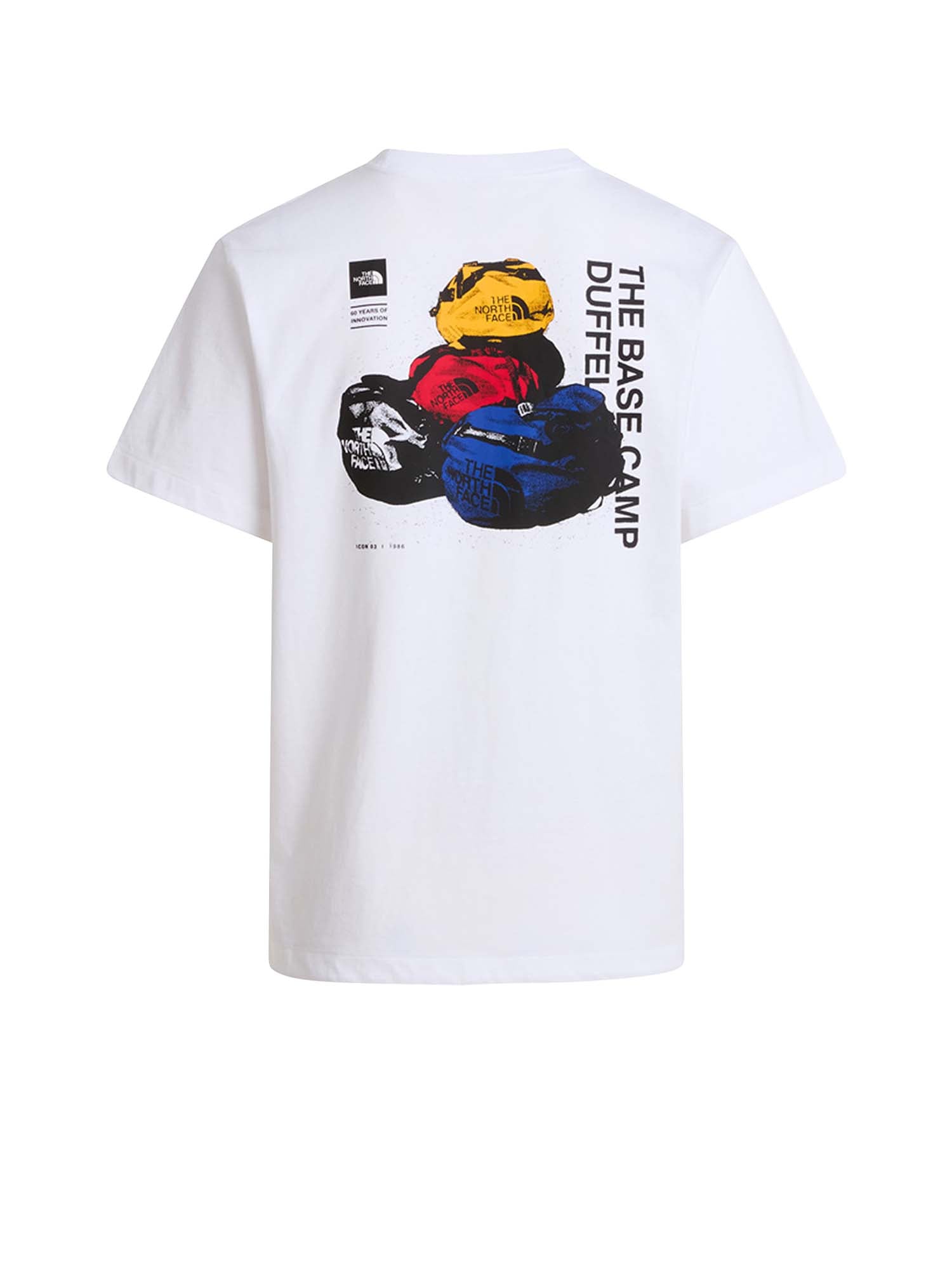 The North Face T-shirt a maniche corte BCD Celebration Relaxed con grafica da uomo Bianco